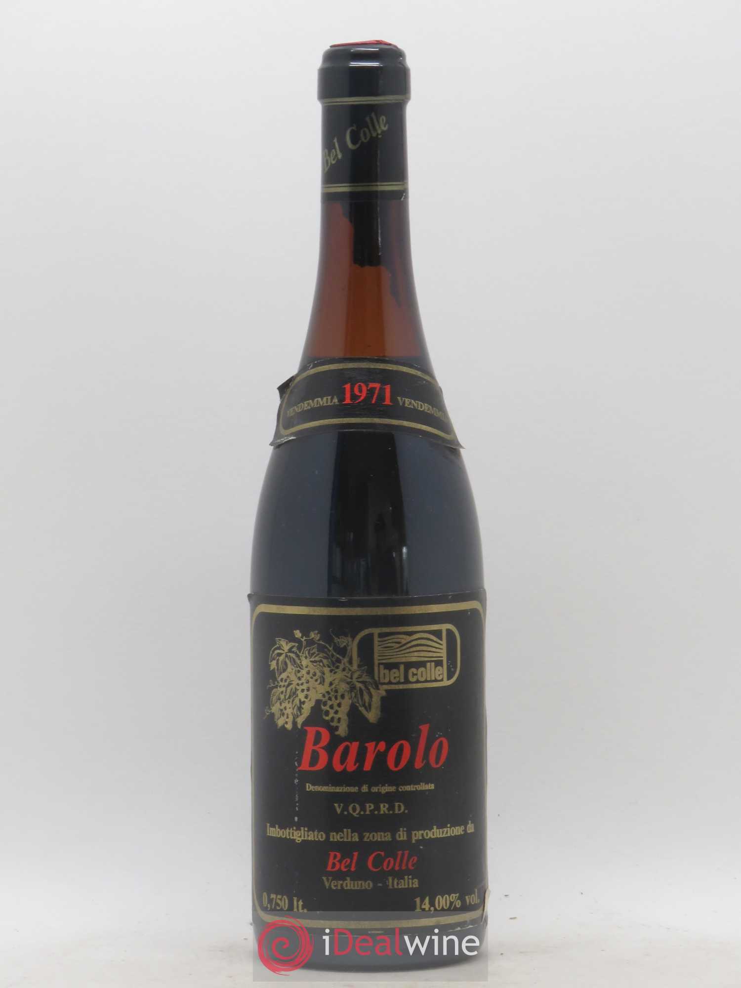 Barolo Bel Colle (sans prix de réserve) 1971 - Posten von 1 Flasche - 0