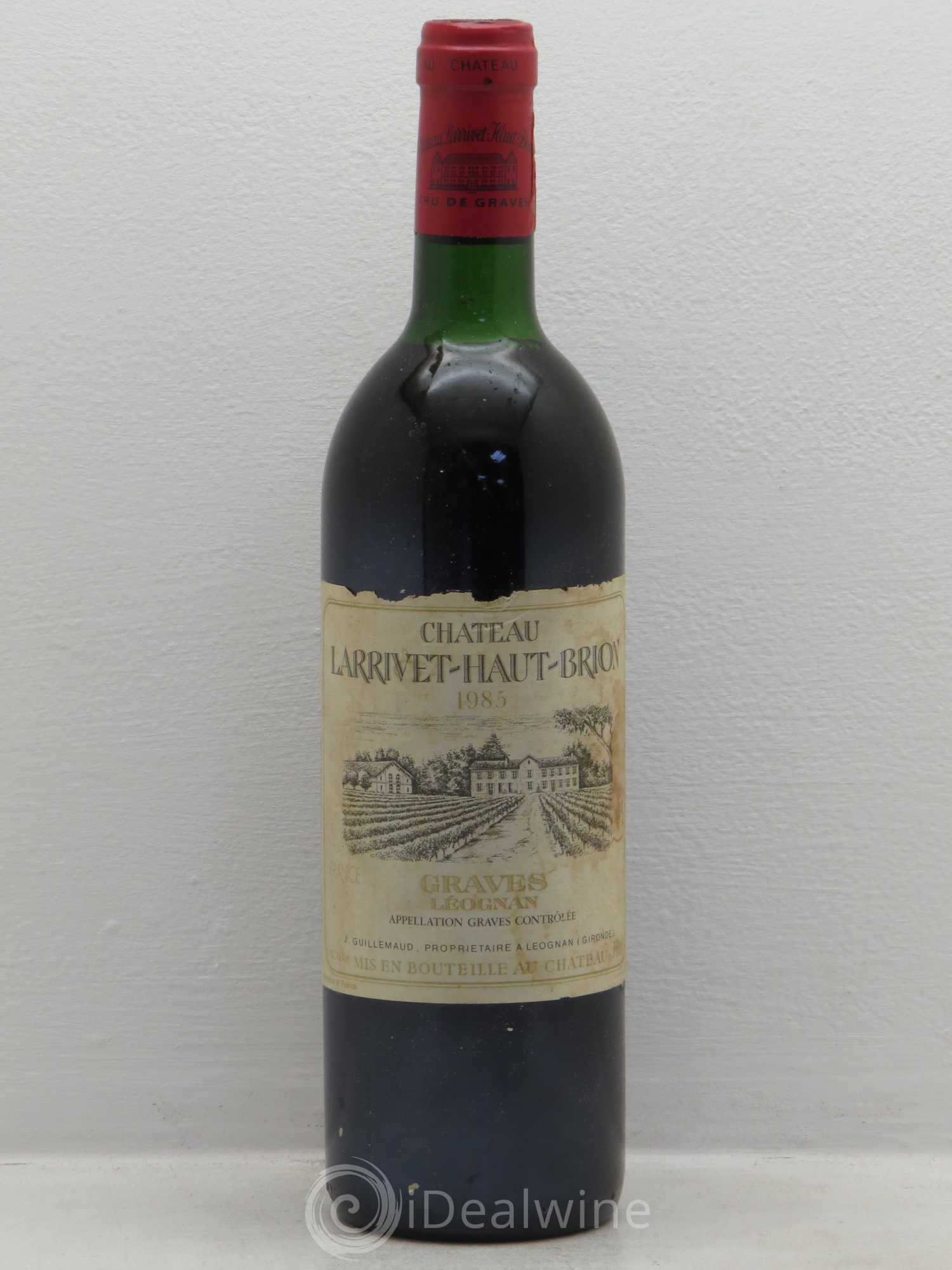 Château Larrivet Haut-Brion (sans prix de réserve) 1985 - Lot de 1 bouteille - 0