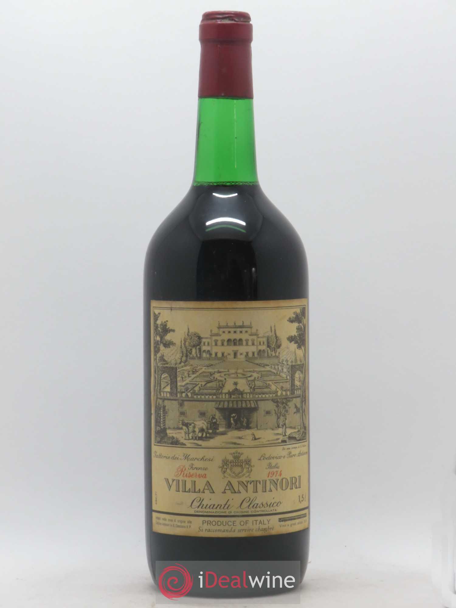 Chianti Classico DOCG Riserva Tenuta Tignanello - Marchesi Antinori (sans prix de réserve) 1974 - Lot de 1 magnum - 0