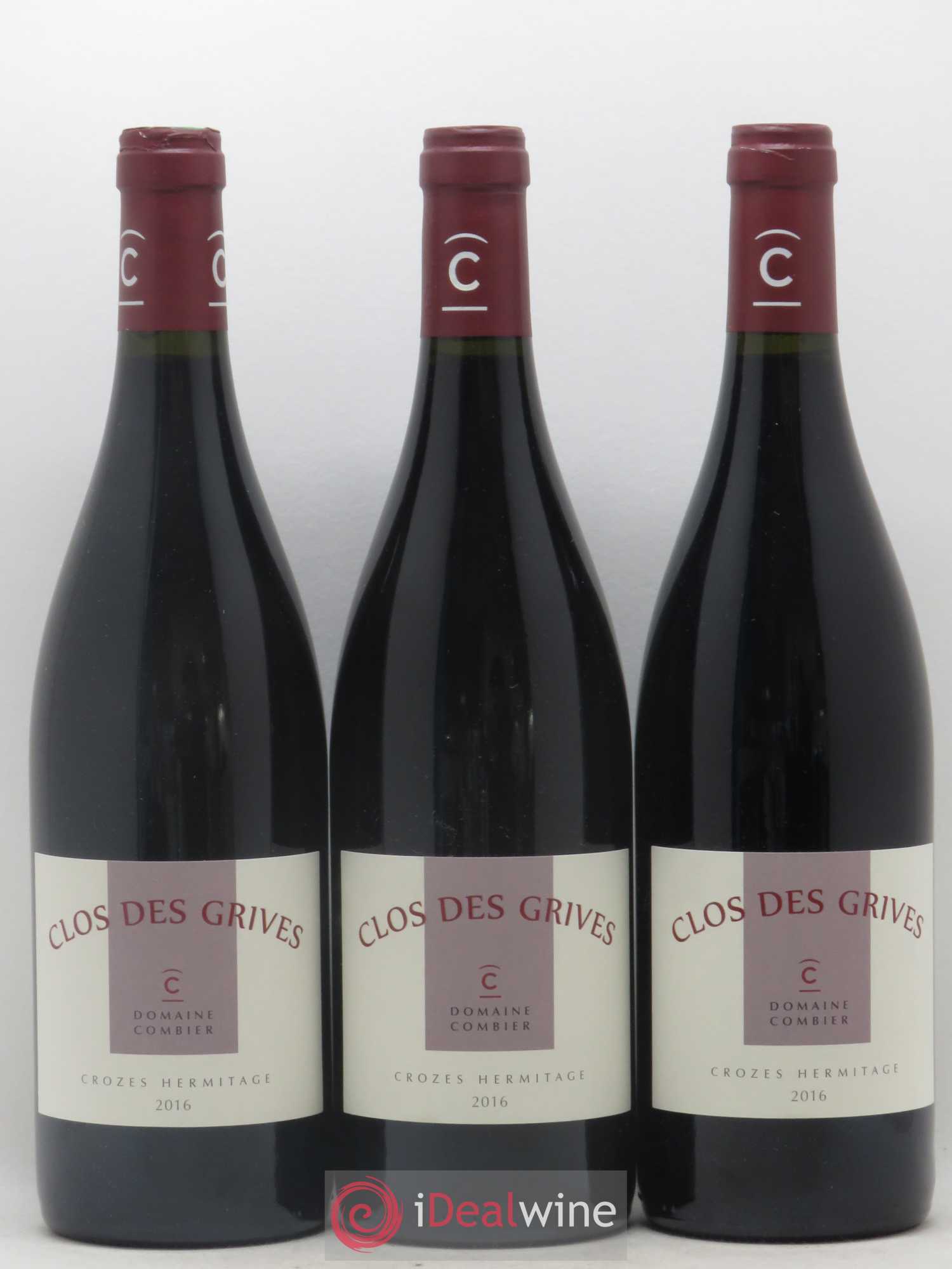 Crozes-Hermitage Clos des Grives Combier 2016 - Lot de 6 bouteilles - 1