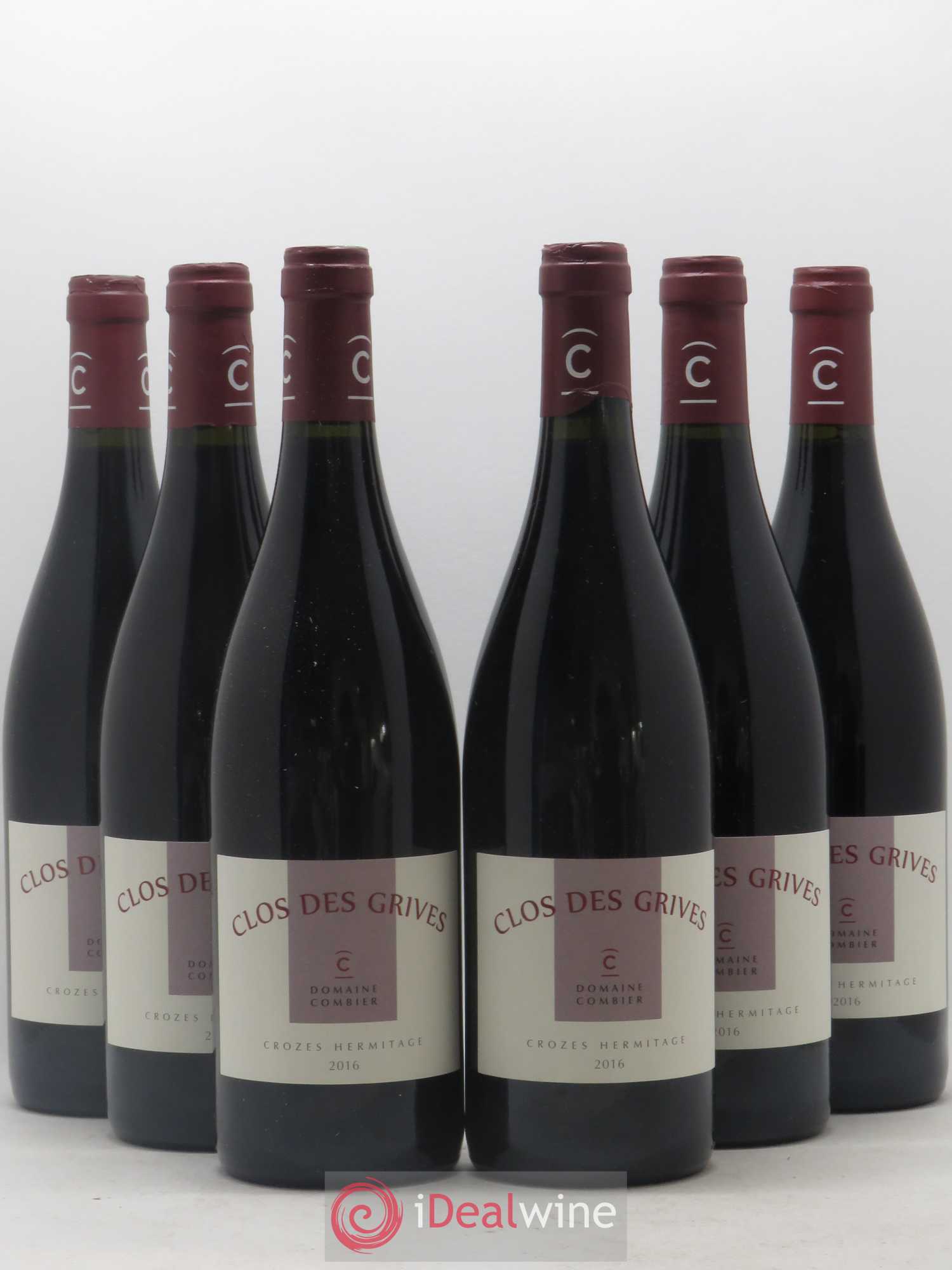 Crozes-Hermitage Clos des Grives Combier 2016 - Lot de 6 bouteilles - 0