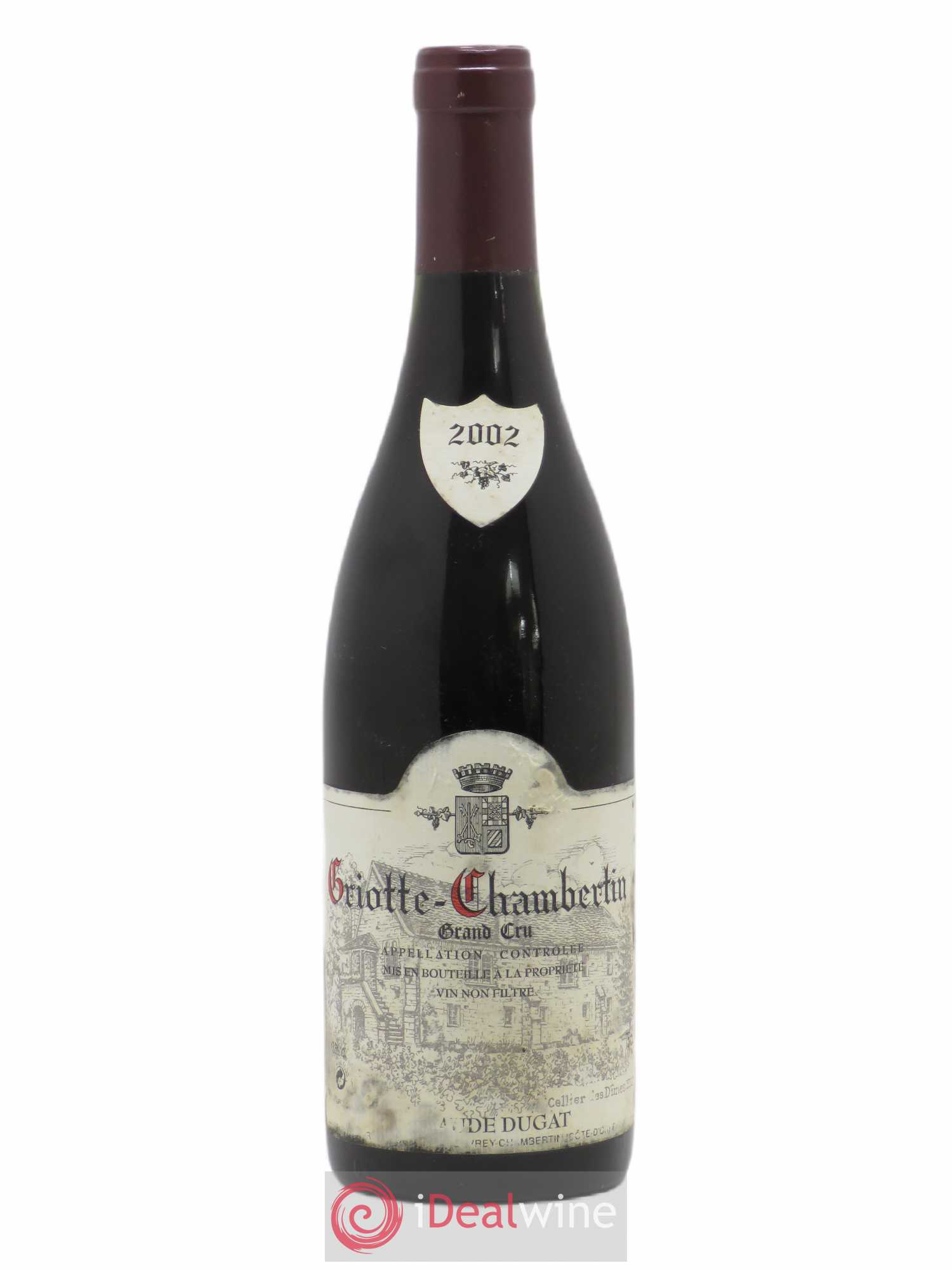 Griotte-Chambertin Grand Cru Claude Dugat 2002 - Lot de 1 bouteille - 0