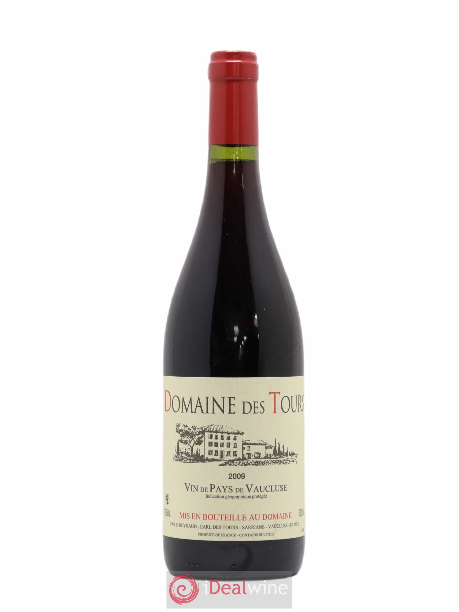 Vaucluse (Vin de Pays de Vaucluse) Domaine des Tours Emmanuel Reynaud 2009 - Lot de 1 bouteille - 0