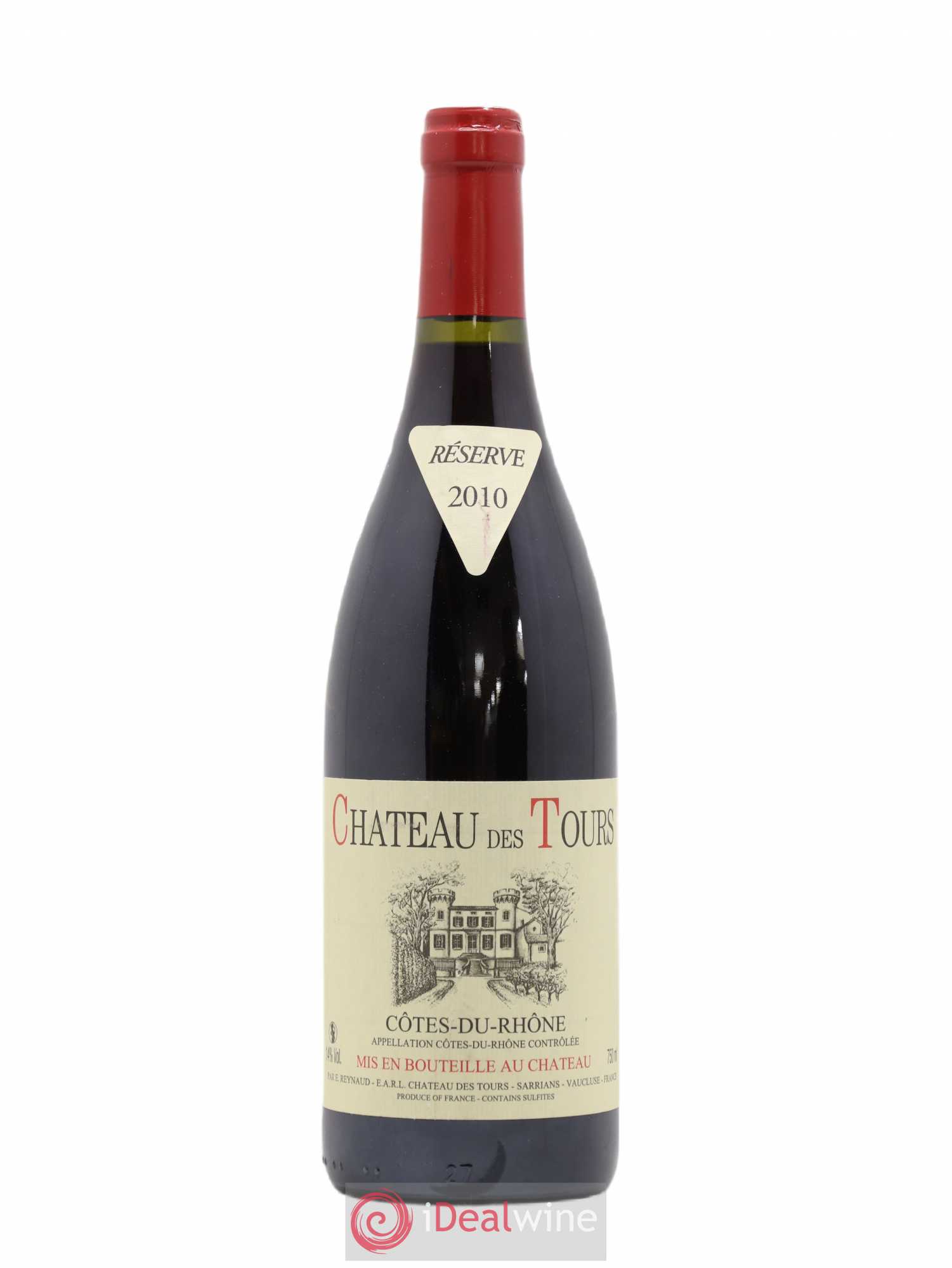 Côtes-du-Rhône Château des Tours Emmanuel Reynaud 2010 - Lot de 1 bouteille - 0