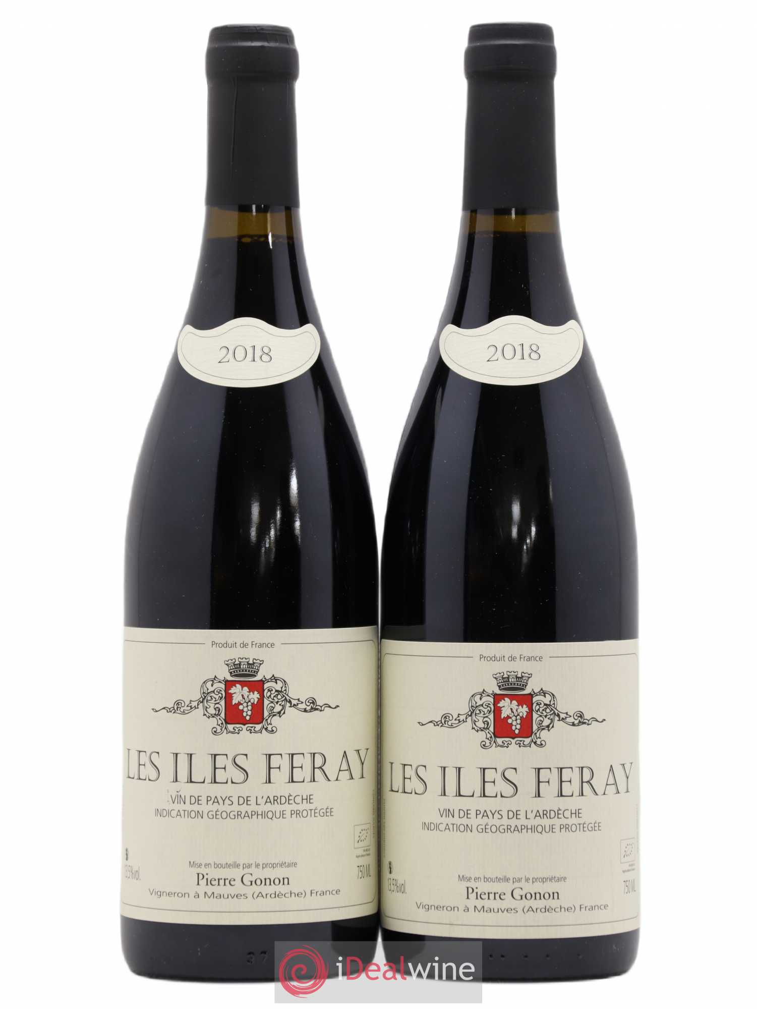 Ardèche Les Iles Feray Gonon (Domaine) 2018 - Lot de 2 bouteilles - 0