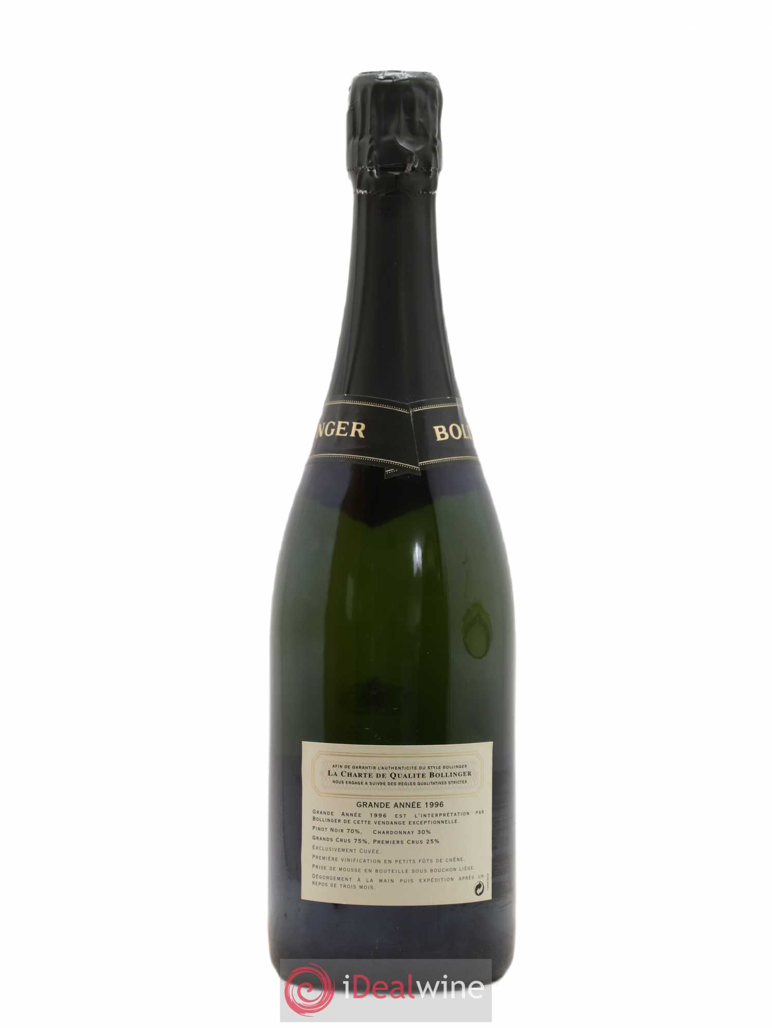 La Grande Année Brut Bollinger 1996 - Lot de 1 bouteille - 2