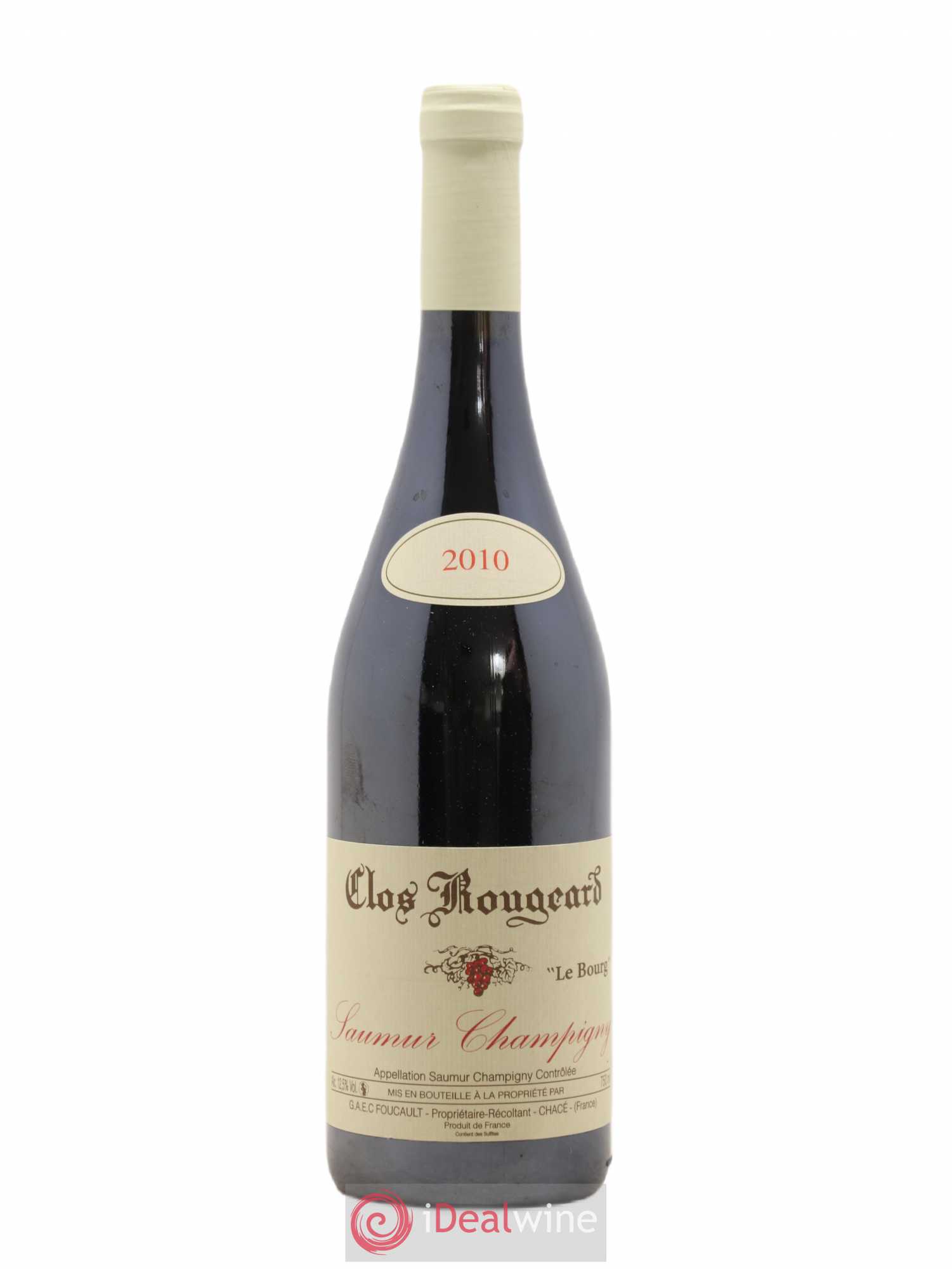 Saumur-Champigny Le Bourg Clos Rougeard 2010 - Lot de 1 bouteille - 0