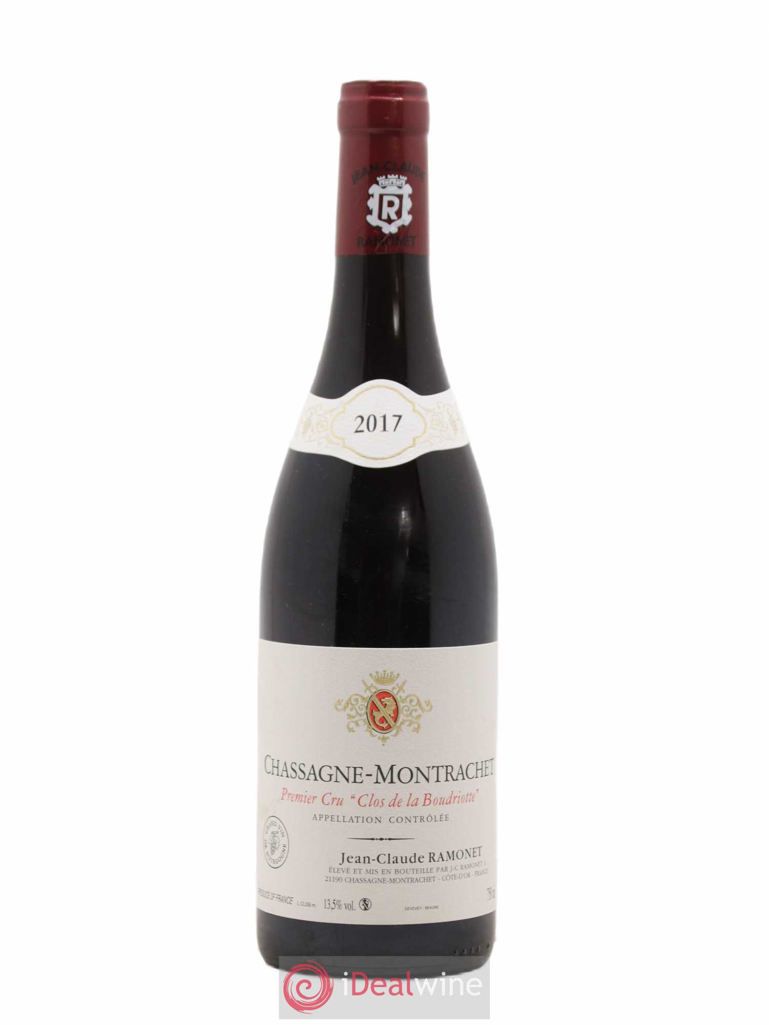 Chassagne-Montrachet 1er Cru Clos de la Boudriotte Ramonet (Domaine) 2017 - Lot de 1 bouteille - 0