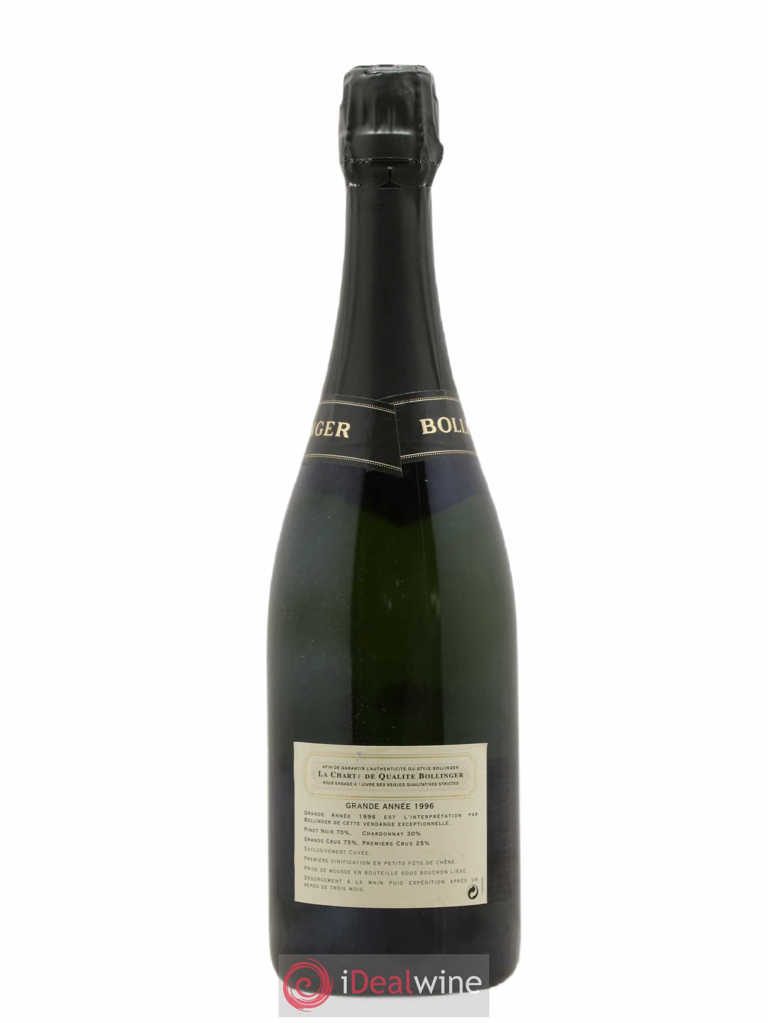 La Grande Année Brut Bollinger 1996 - Lot of 1 bottle - 2