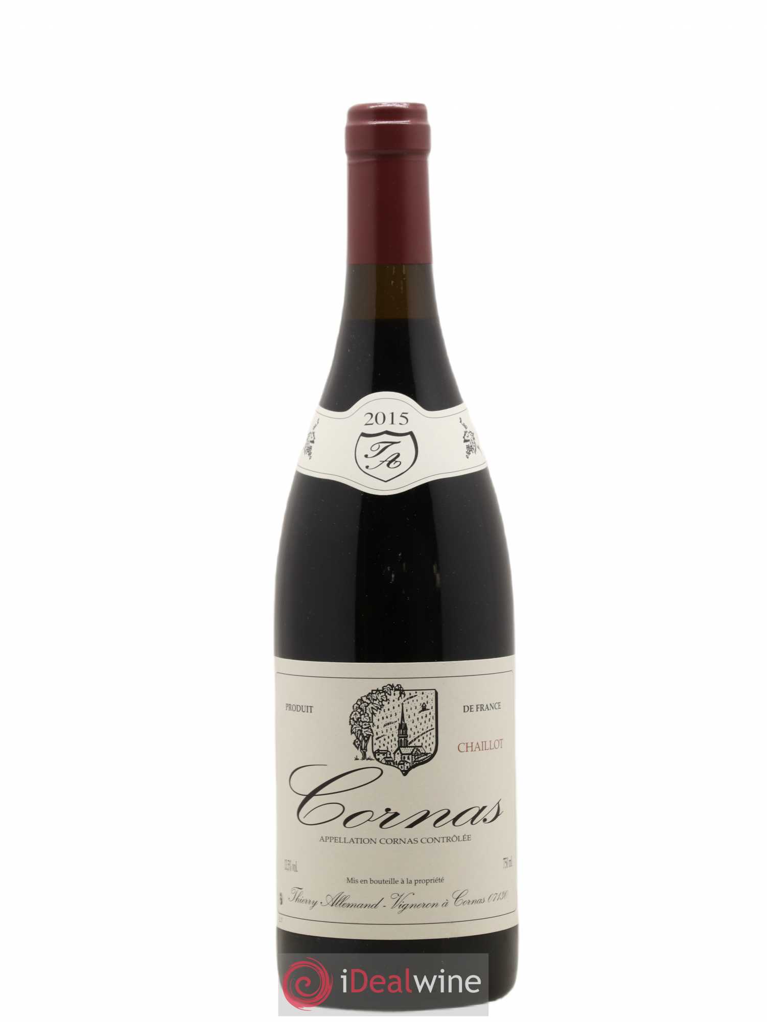 Cornas Chaillot Thierry Allemand 2015 - Lot de 1 bouteille - 0