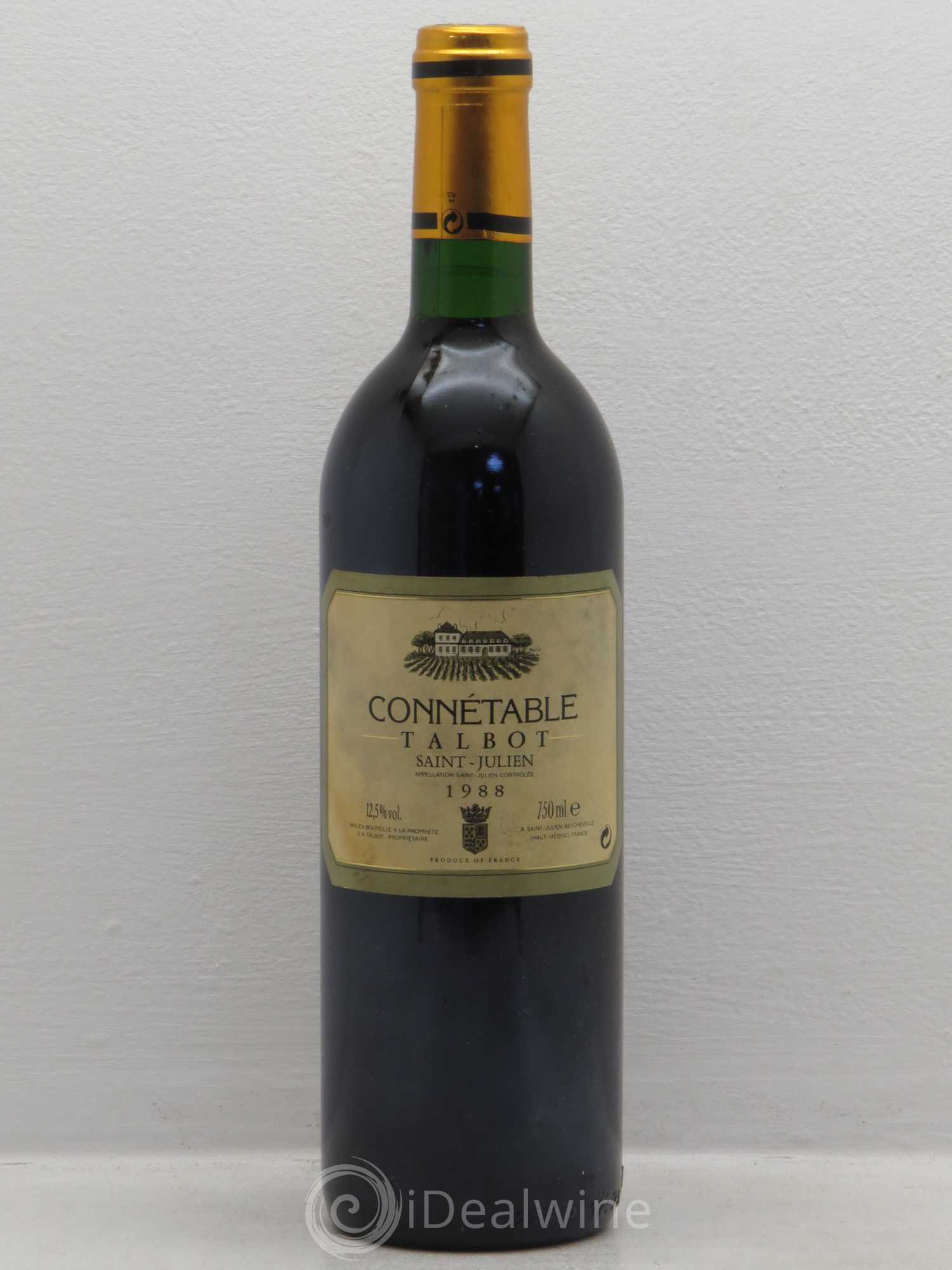 Connétable de Talbot Second Vin (sans prix de réserve) 1988 - Lot de 1 bouteille - 0