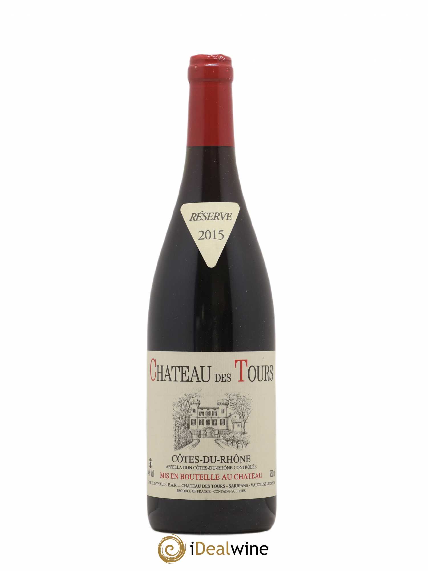 Côtes-du-Rhône Château des Tours Emmanuel Reynaud 2015 - Lot de 1 bouteille - 0