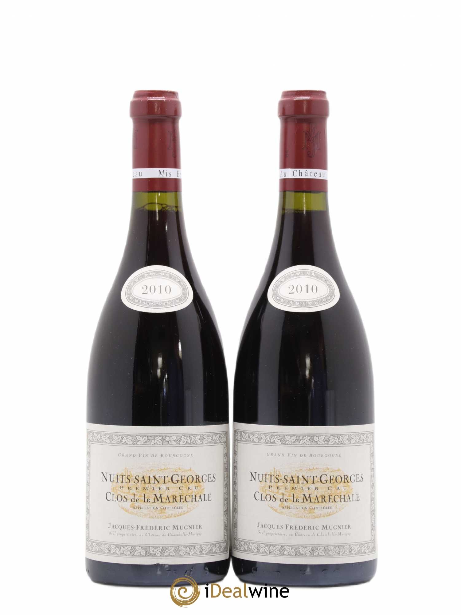 Nuits-Saint-Georges 1er Cru Clos de La Maréchale Jacques-Frédéric Mugnier 2010 - Lot de 2 bouteilles - 0
