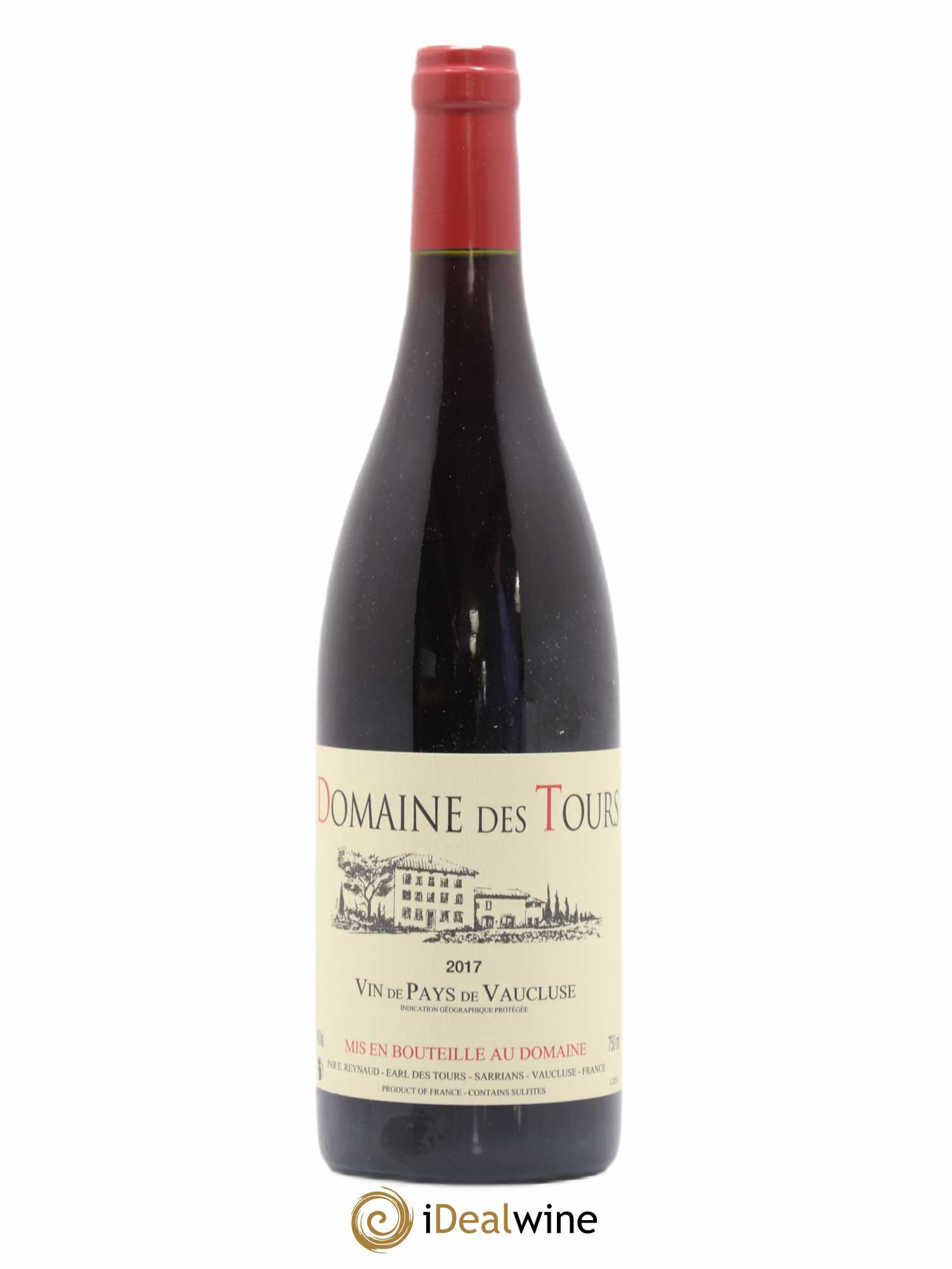 Vaucluse (Vin de Pays de Vaucluse) Domaine des Tours Emmanuel Reynaud 2017 - Lot de 1 bouteille - 0