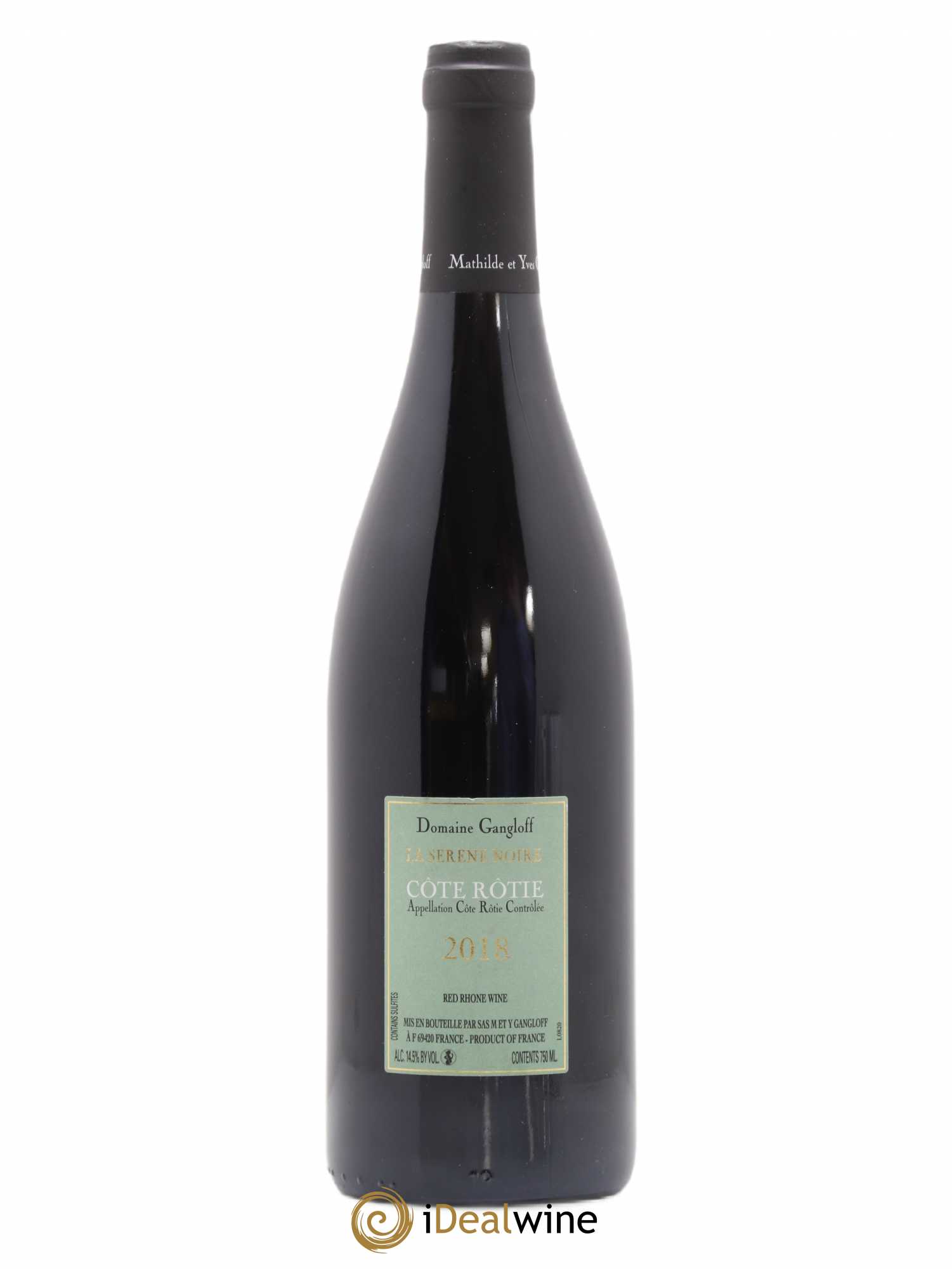 Côte-Rôtie La Sereine Noire Gangloff (Domaine) 2018 - Lot de 1 bouteille - 1