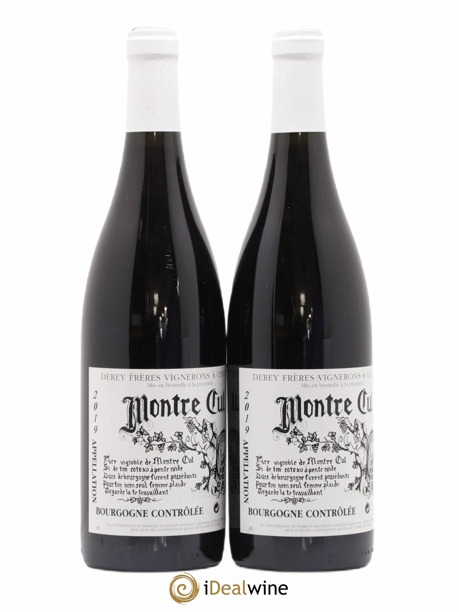 Bourgogne Montre Cul Derey Freres (sans prix de réserve) 2019 - Posten von 2 Flaschen - 1