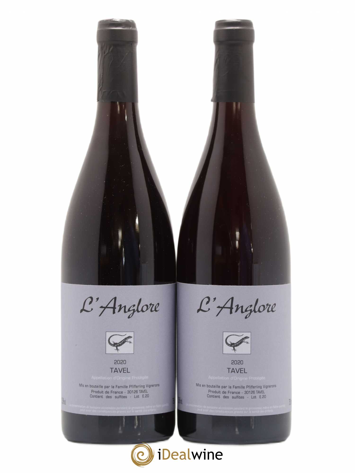 Tavel L'Anglore 2020 - Posten von 2 Flaschen - 0