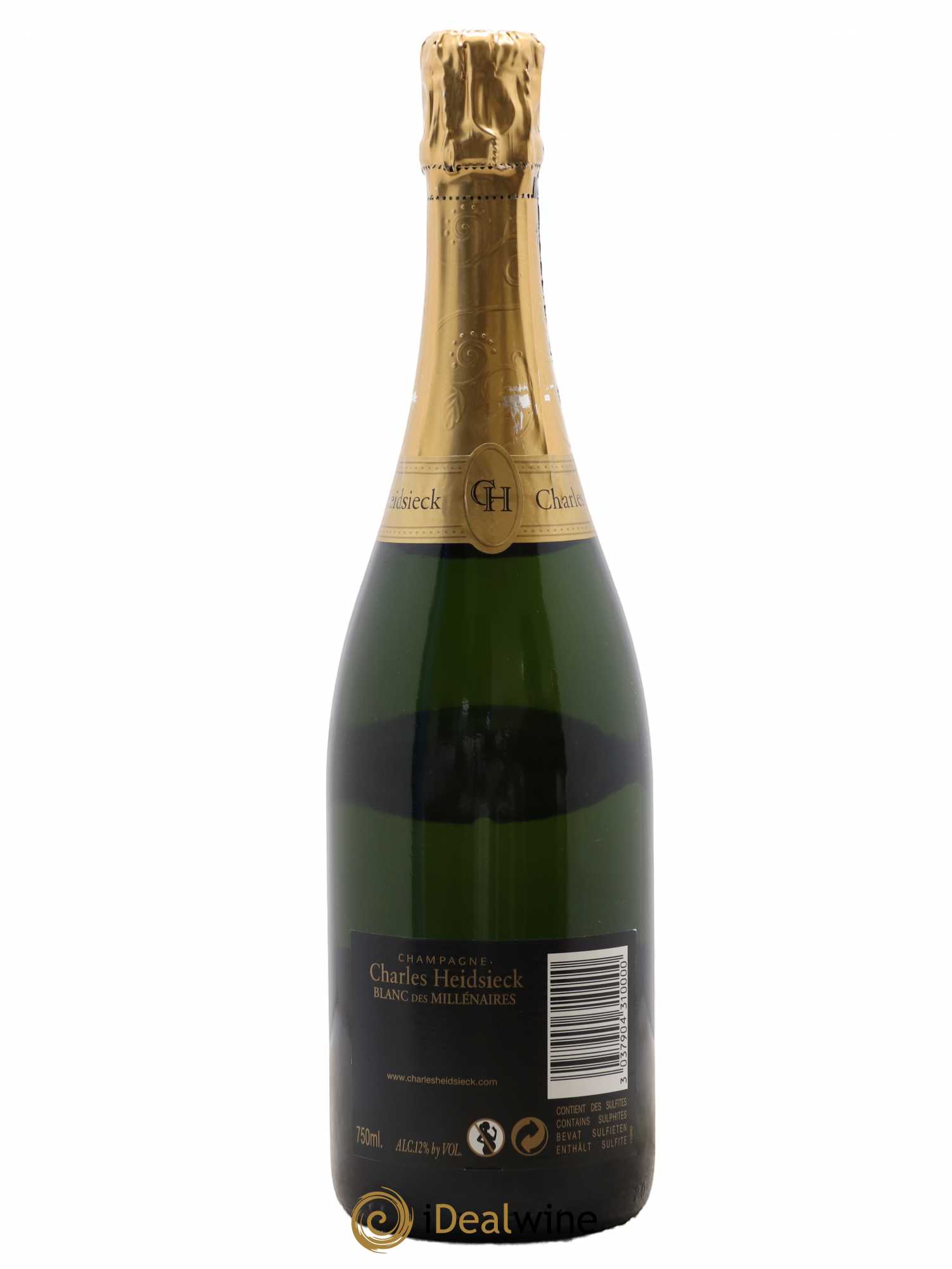 Blanc de Blancs Blanc des Millénaires Brut Charles Heidsieck 1995 - Lot de 1 bouteille - 1