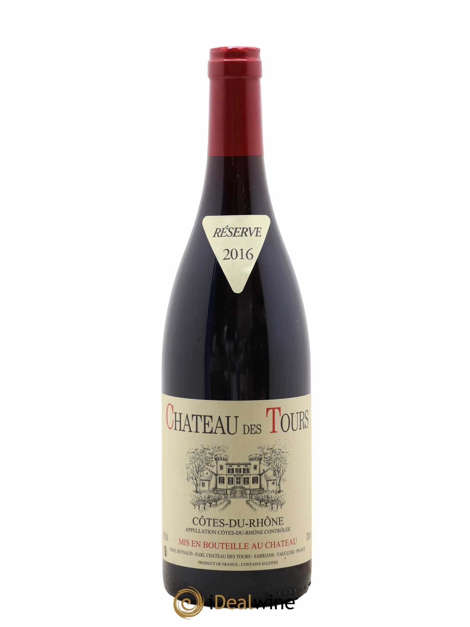Côtes-du-Rhône Château des Tours Emmanuel Reynaud 2016 - Lot de 1 bouteille - 0