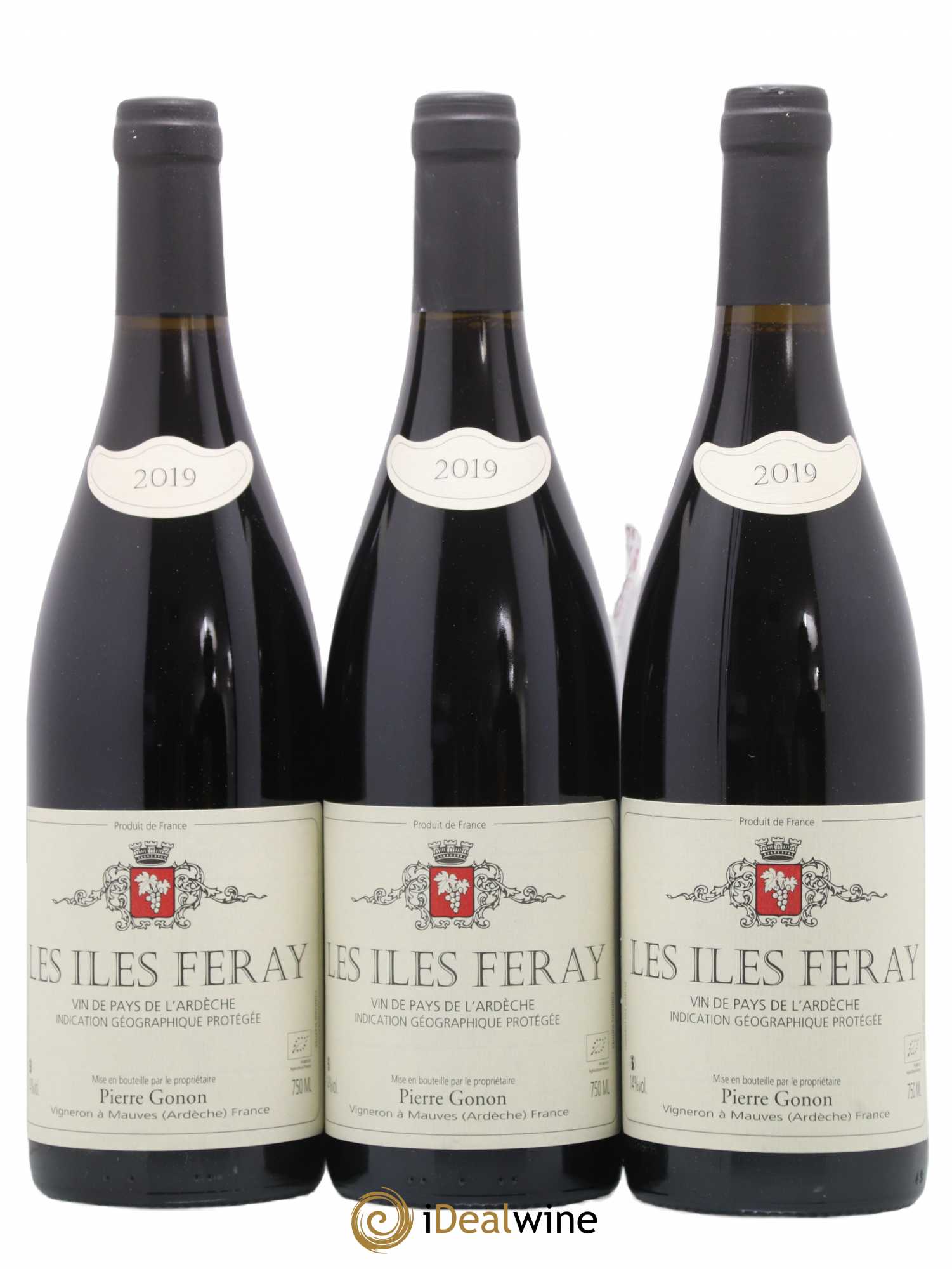 Ardèche Les Iles Feray Gonon (Domaine) 2019 - Lot de 3 bouteilles - 0