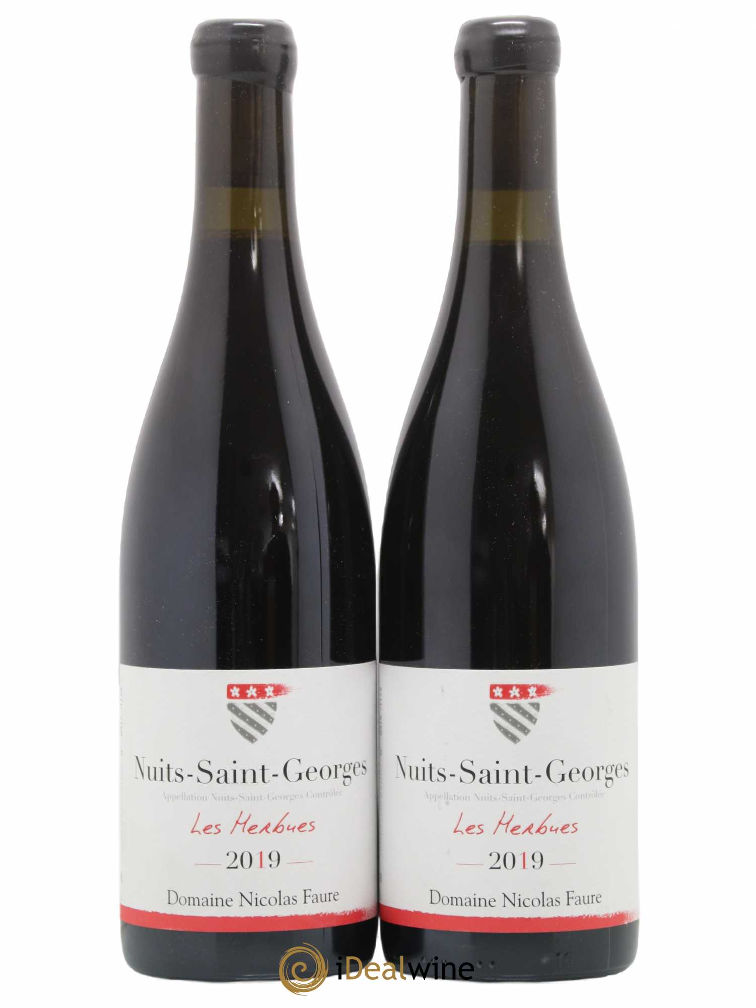 Nuits-Saint-Georges Les Herbues Nicolas Faure 2019 - Posten von 2 Flaschen - 0