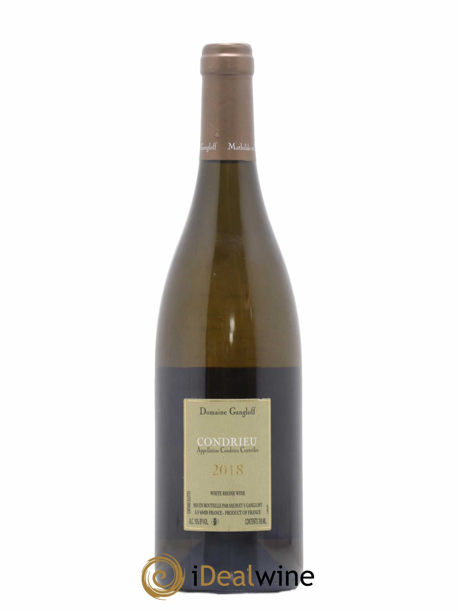 Condrieu Domaine Gangloff (Domaine) 2018 - Lot de 1 bouteille - 1