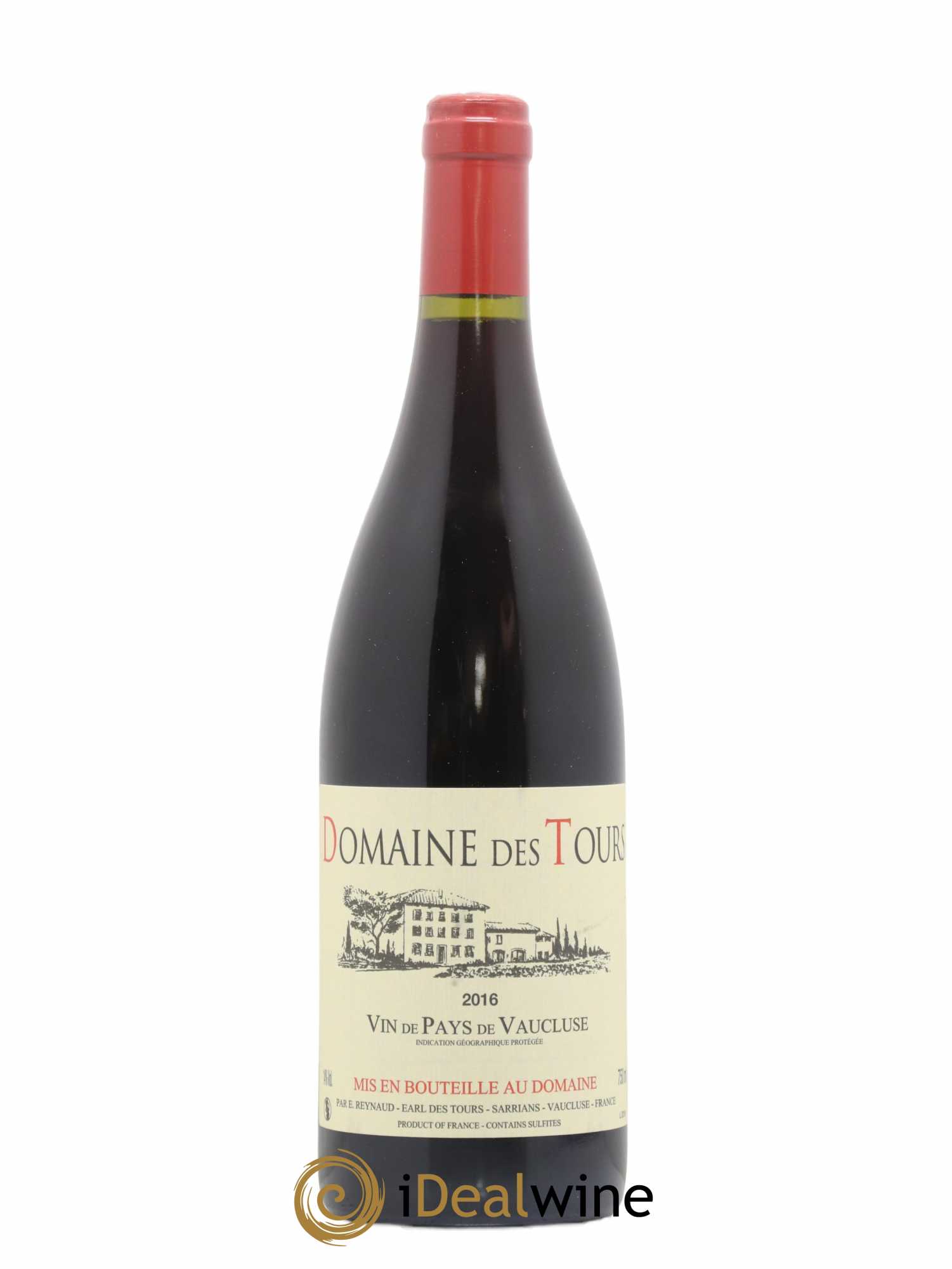 Vaucluse (Vin de Pays de Vaucluse) Domaine des Tours Emmanuel Reynaud 2016 - Lot de 1 bouteille - 0