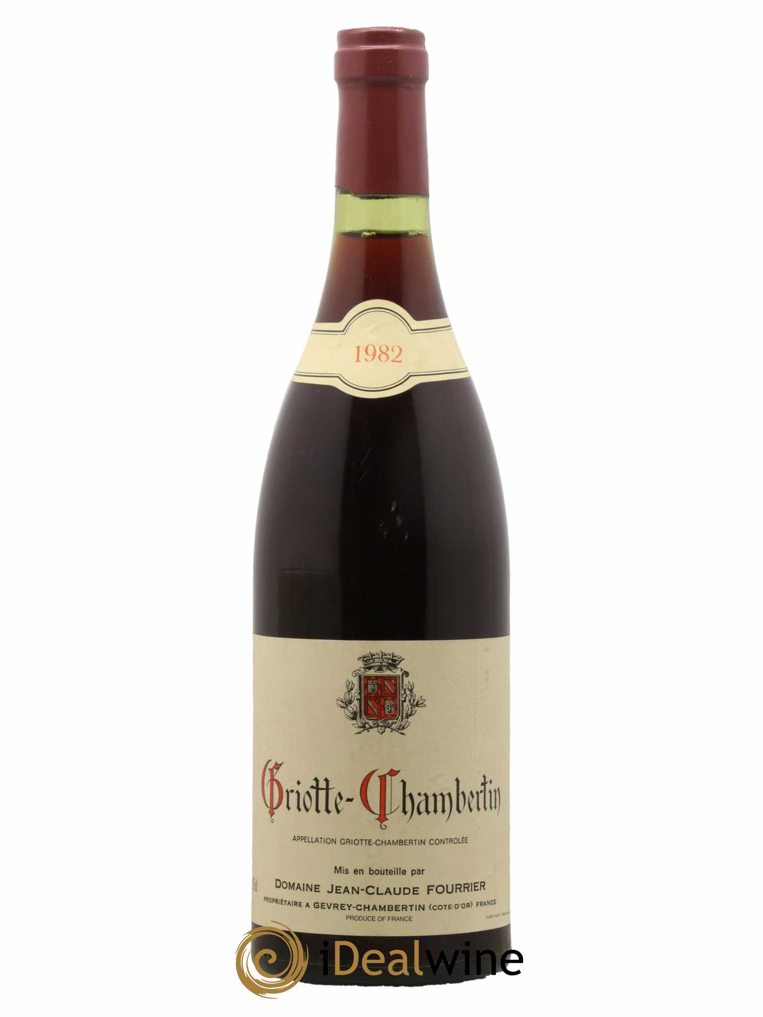 Griotte-Chambertin Grand Cru Jean-Claude Fourrier 1982 - Lot de 1 bouteille - 0