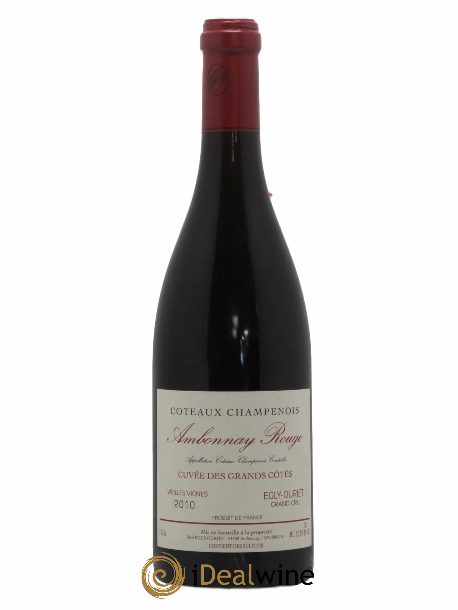 Ambonnay Cuvée des Grands Côtés VV Grand Cru Egly-Ouriet 2010 - Lot de 1 bouteille - 0