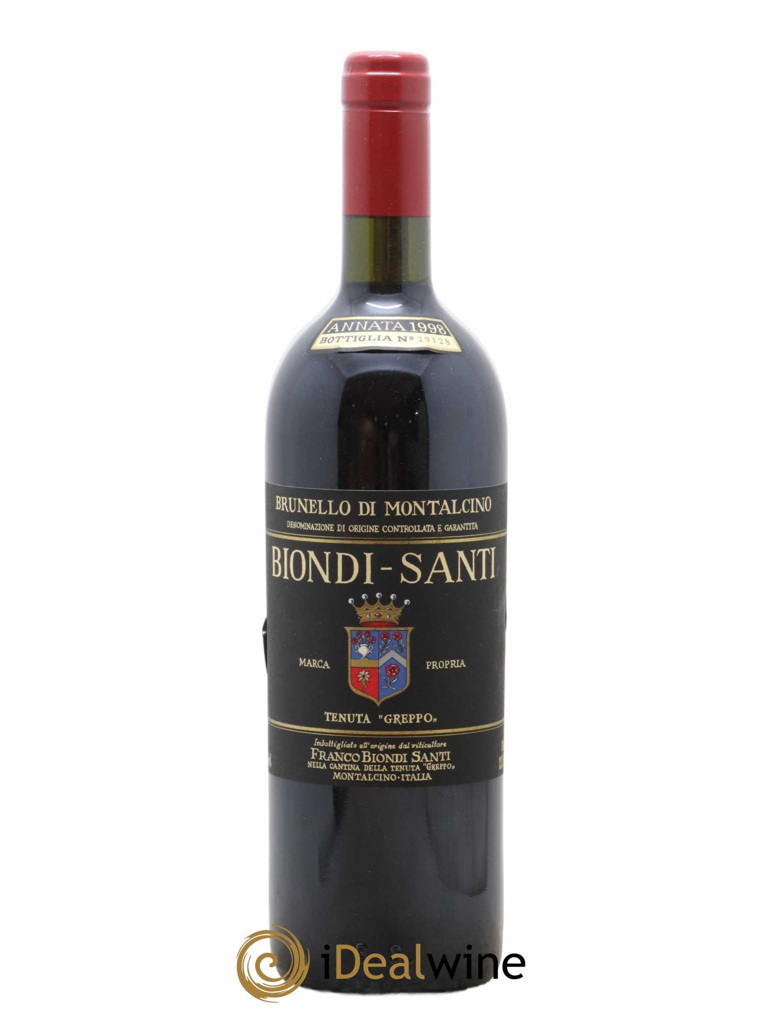 Brunello di Montalcino DOCG Biondi-Santi Tenuta Greppo 1998 - Lot de 1 bouteille - 0