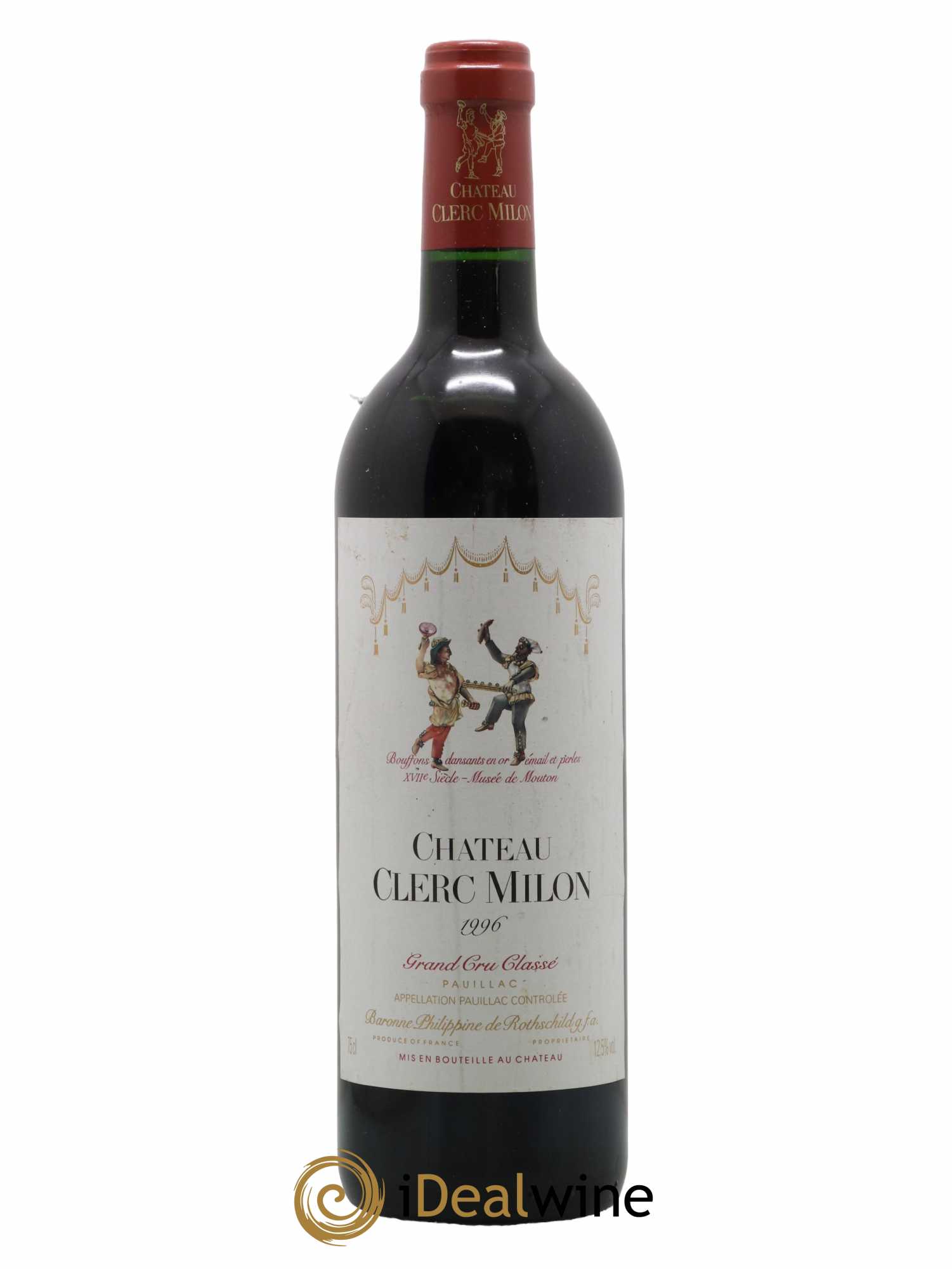 Château Clerc Milon 5ème Grand Cru Classé 1996 - Lot de 1 bouteille - 0