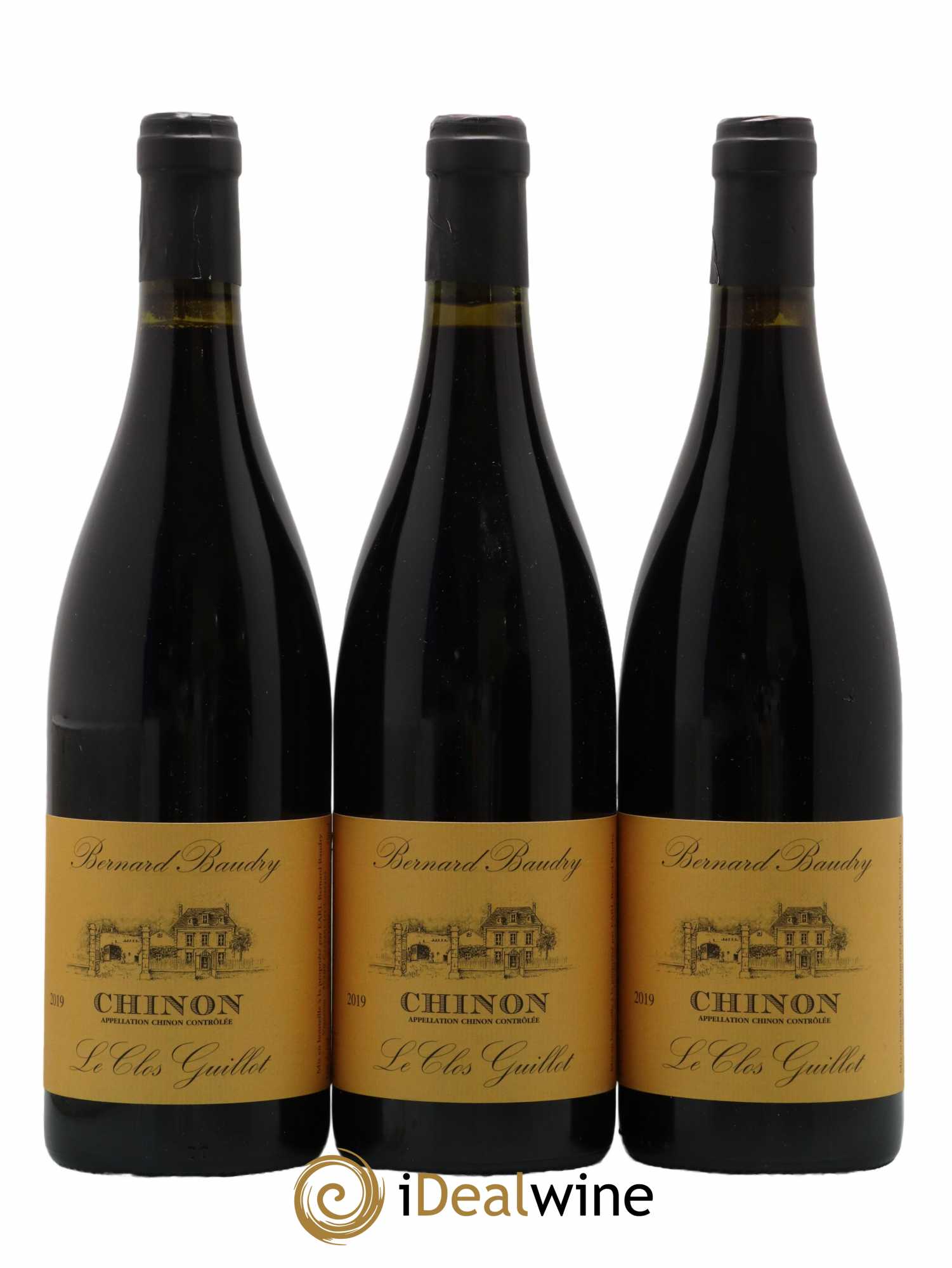 Chinon Le Clos Guillot Bernard Baudry 2019 - Lot de 3 bouteilles - 0