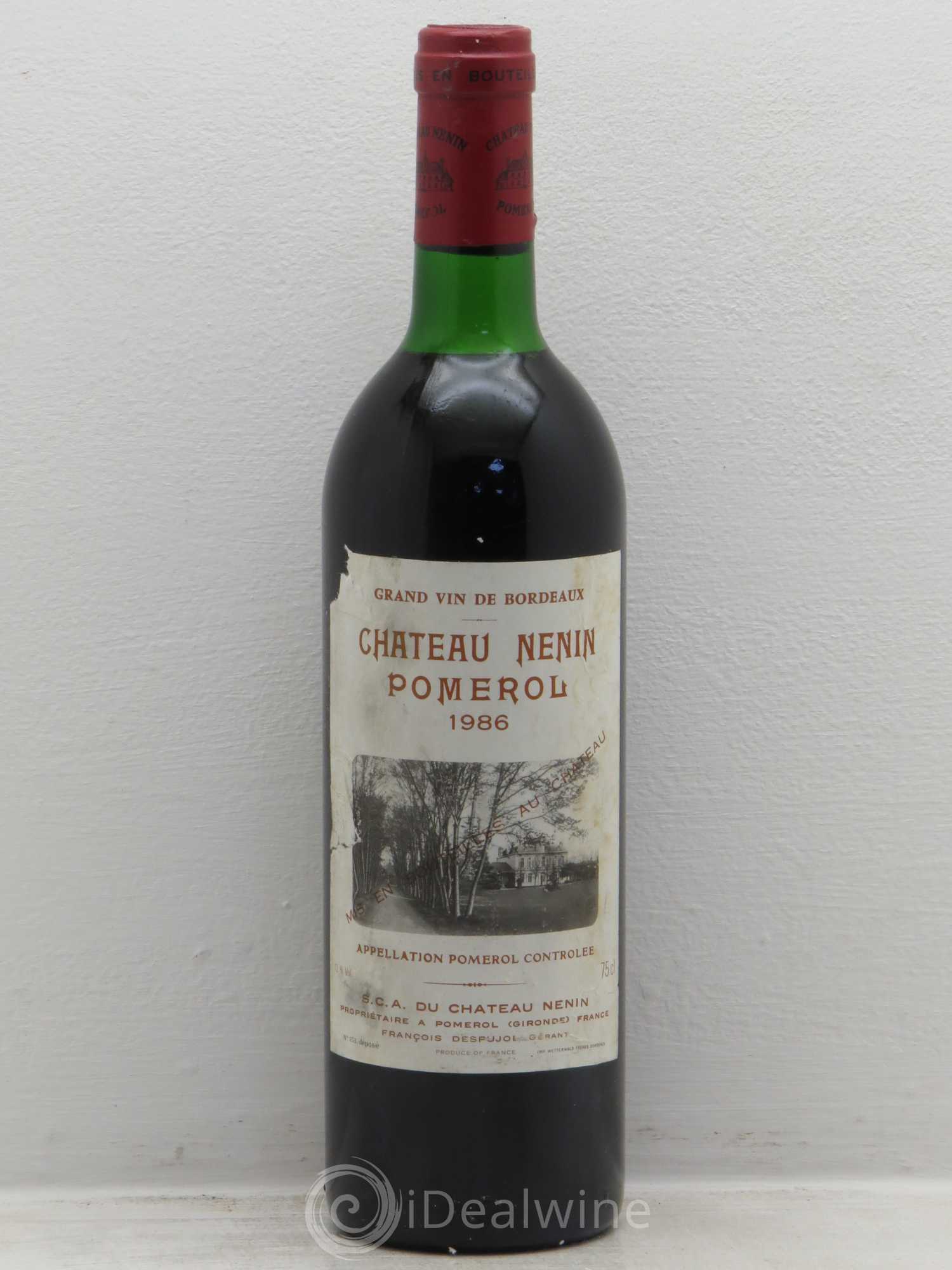 Château Nenin 1986 - Lot de 1 bouteille - 0