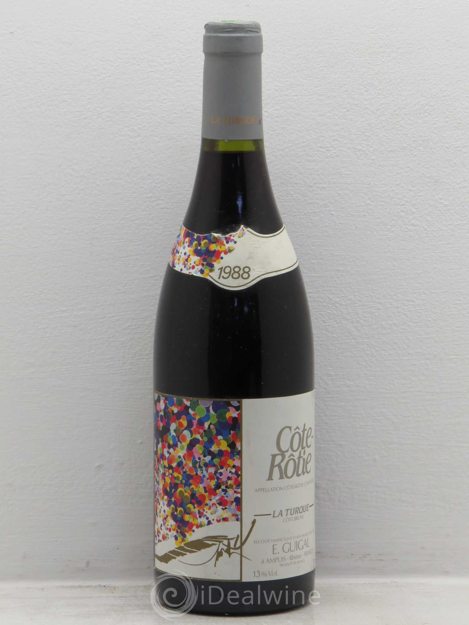 Côte-Rôtie La Turque Guigal 1988 - Lot de 1 bouteille - 0