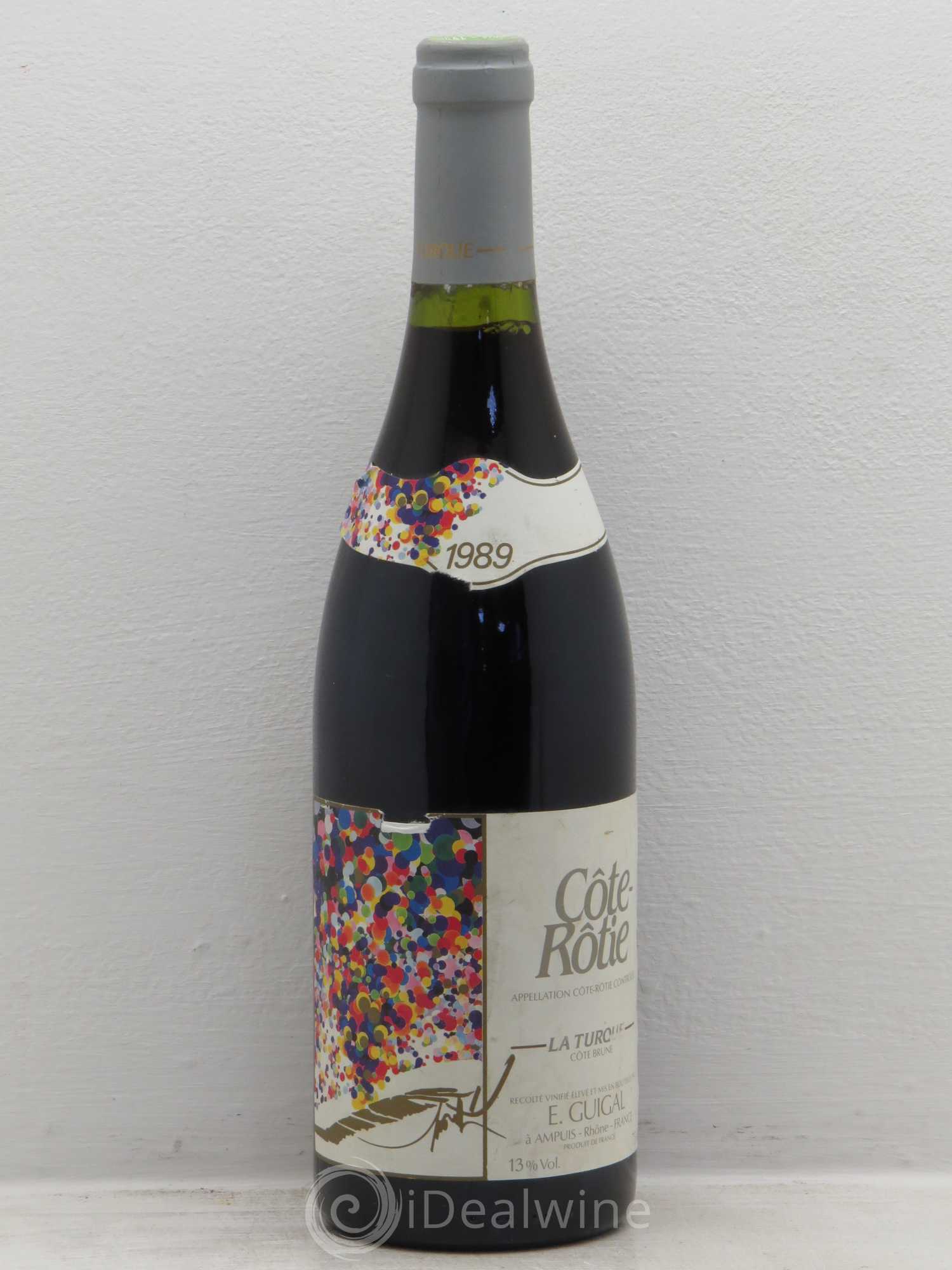 Côte-Rôtie La Turque Guigal 1989 - Lot de 1 bouteille - 0