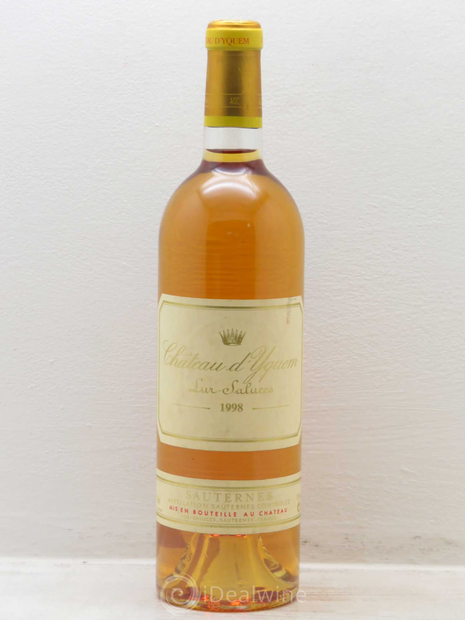 Château d' Yquem 1er Cru Classé Supérieur 1998 - Lotto di 1 bottiglia - 0