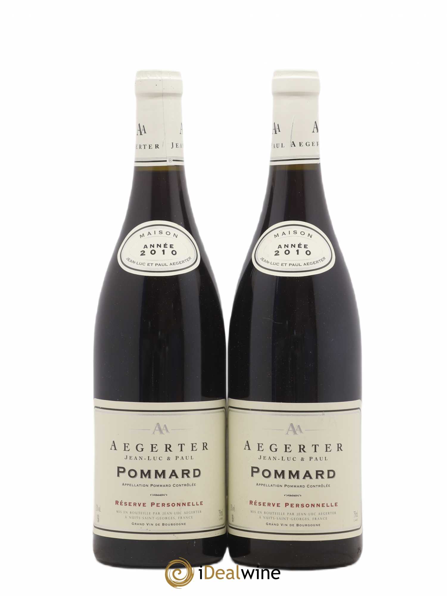 Pommard Réserve personnelle Aegerter 2010 - Posten von 2 Flaschen - 0