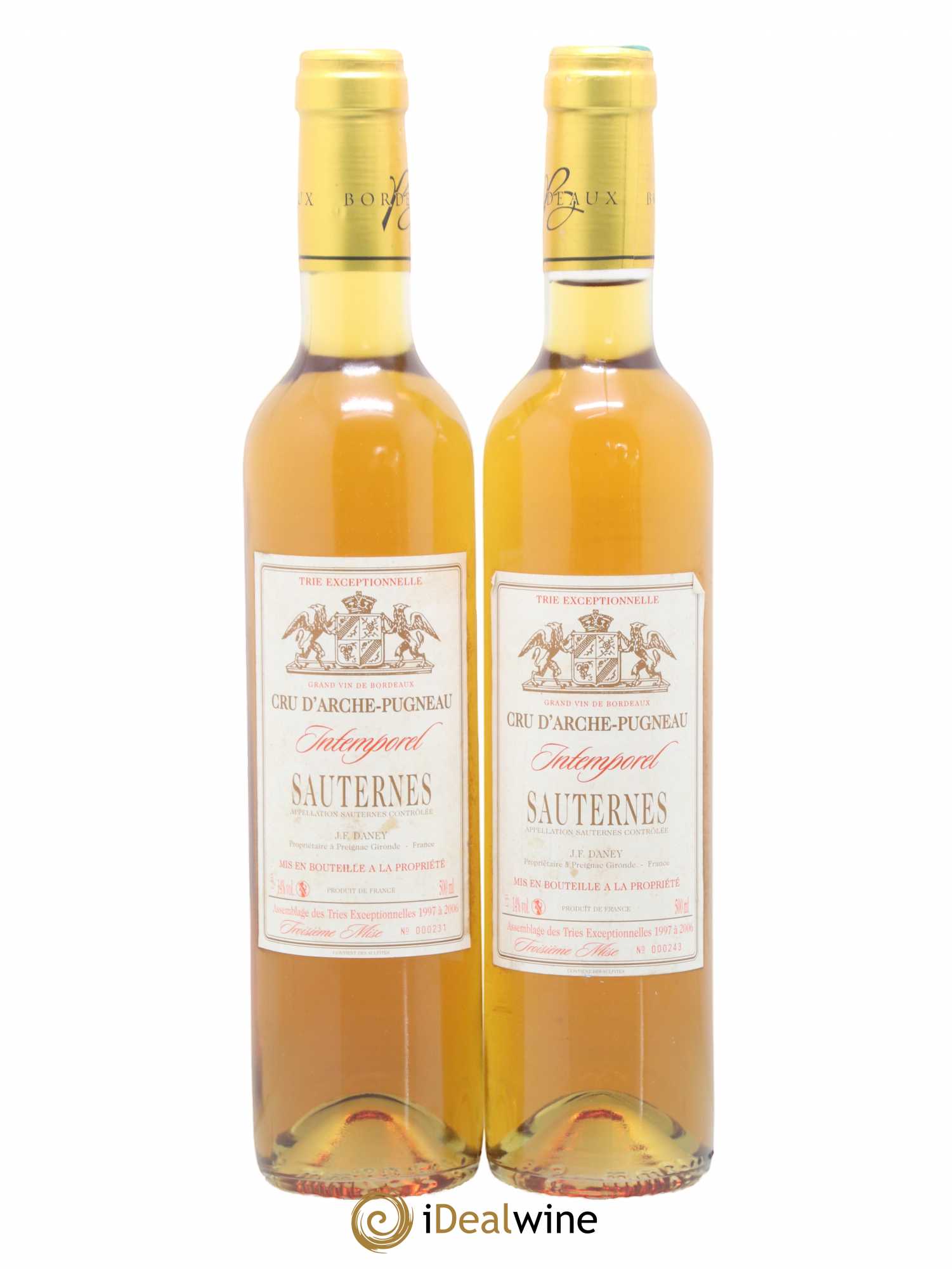 Cru d'Arche-Pugneau Intemporel 50 cl - Lotto di 2 bottiglie - 0