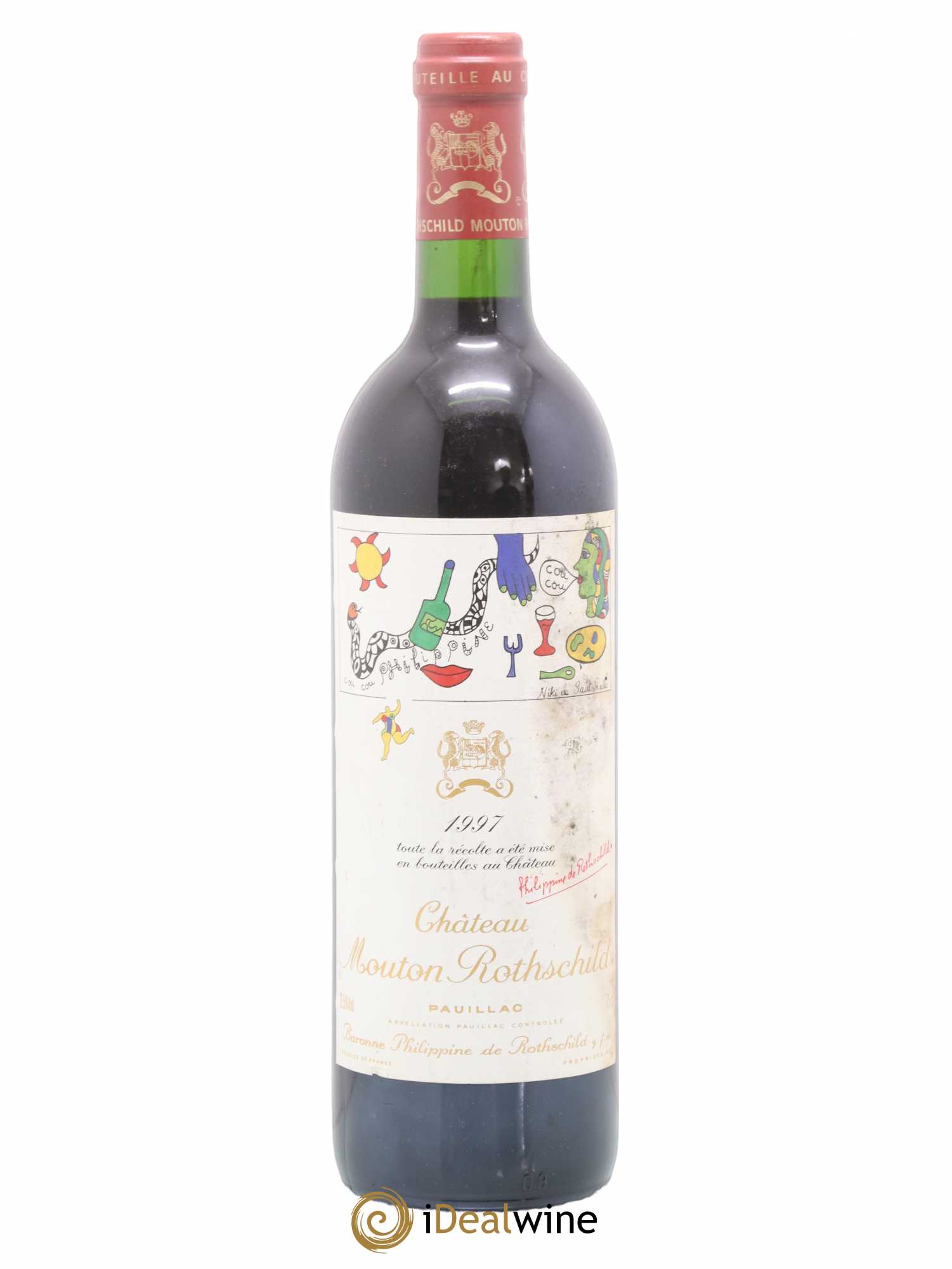 Château Mouton Rothschild 1er Grand Cru Classé 1997 - Lot de 1 bouteille - 0