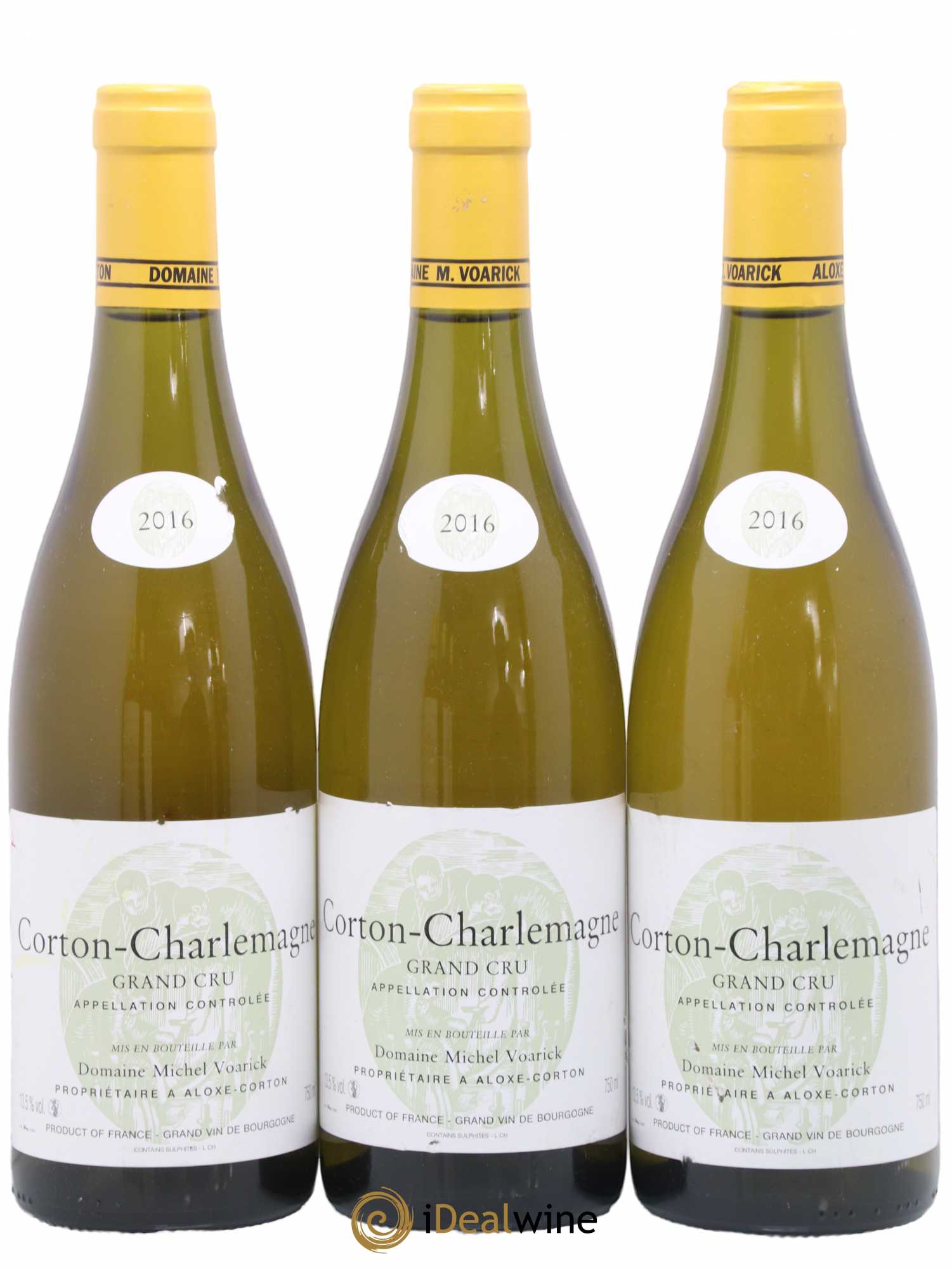 Corton-Charlemagne Grand Cru Michel Voarick 2016 - Lot de 3 bouteilles - 0