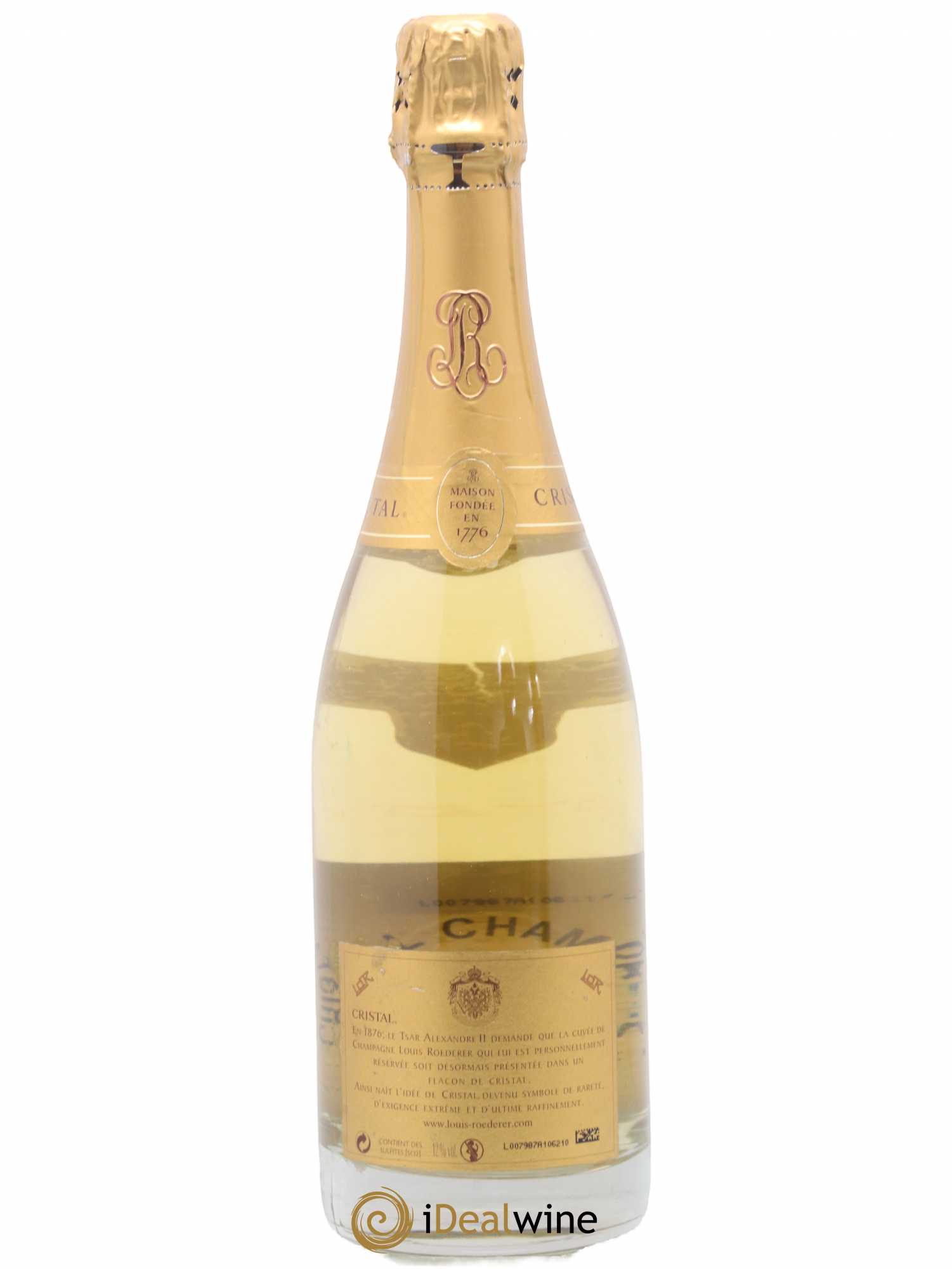 Cristal Louis Roederer 2004 - Lot de 1 bouteille - 1