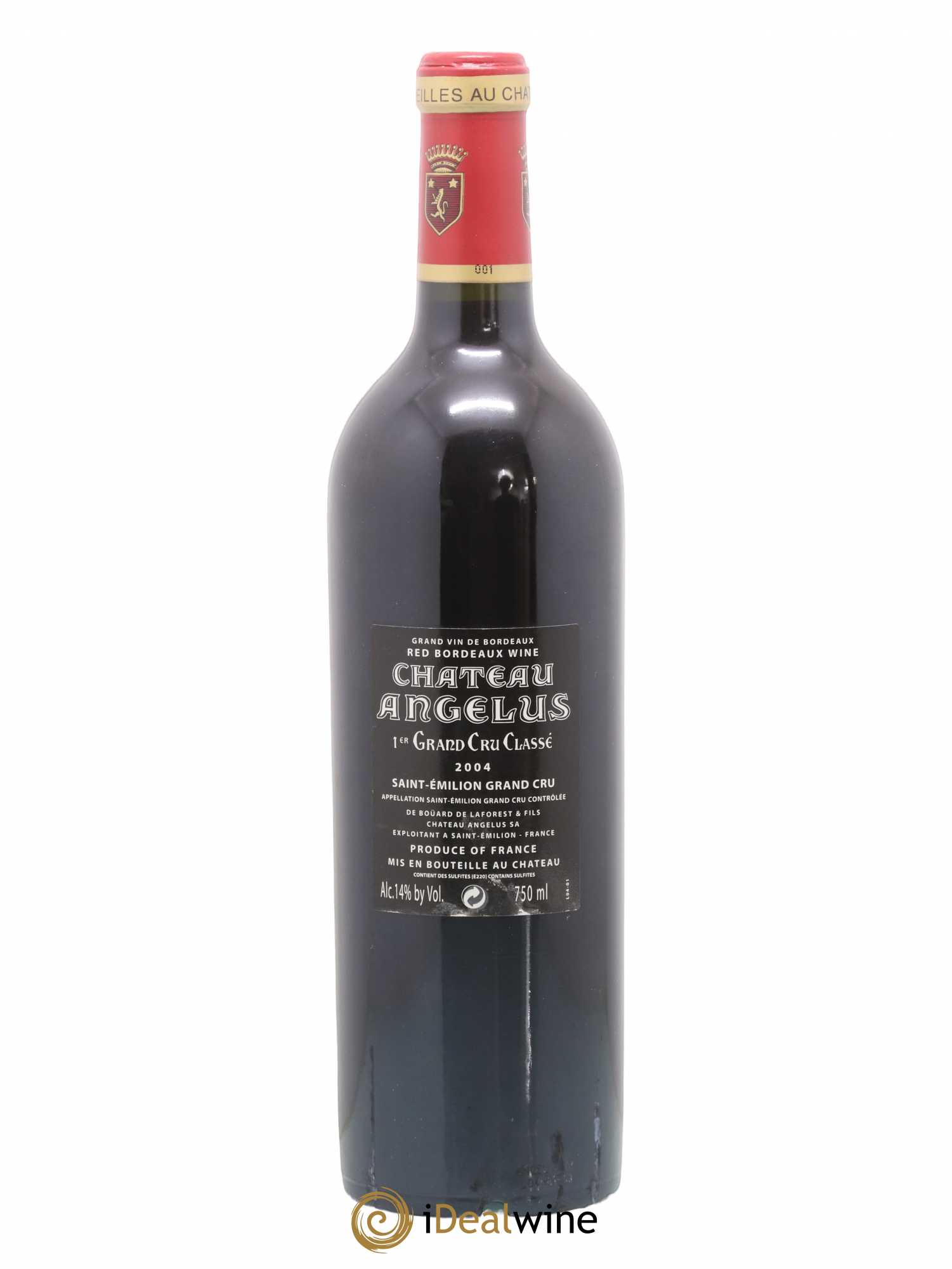 Château Angélus 1er Grand Cru Classé A 2004 - Lot de 1 bouteille - 1