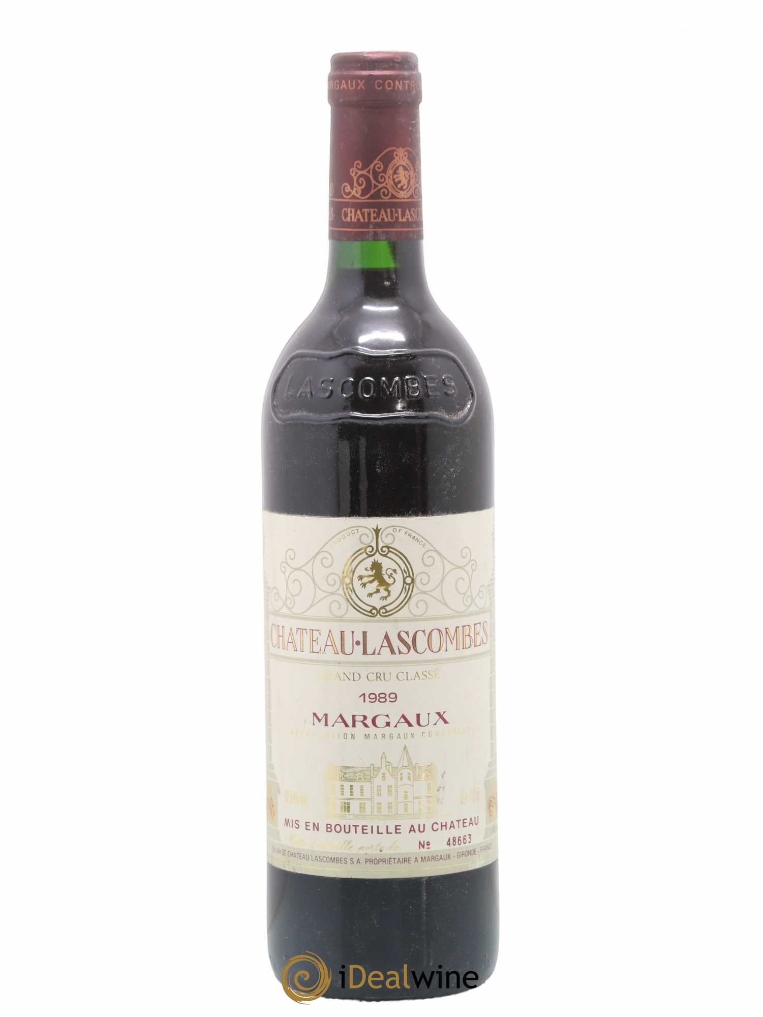 Château Lascombes 2ème Grand Cru Classé 1989 - Lot de 1 bouteille - 0