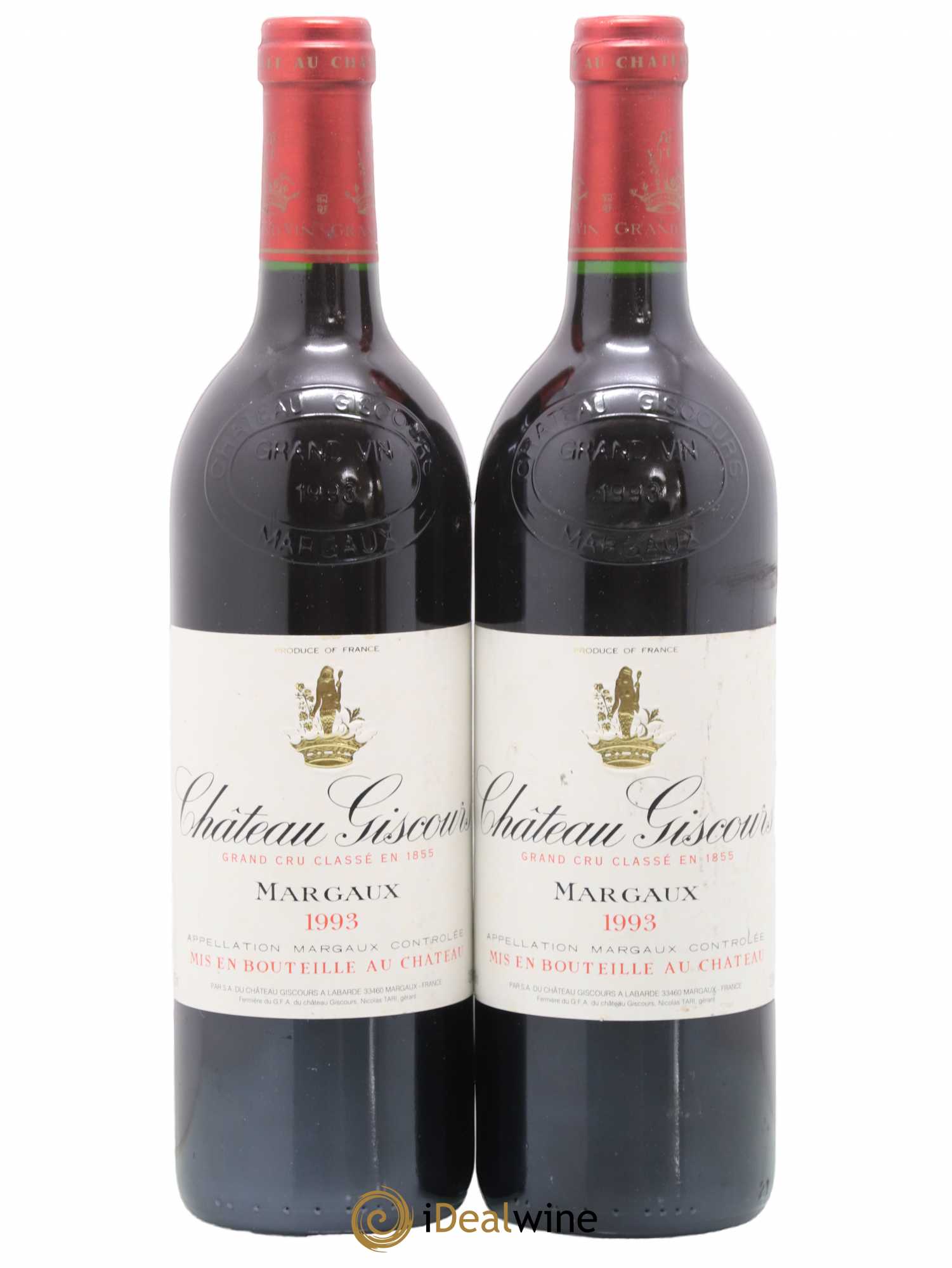 Château Giscours 3ème Grand Cru Classé 1993 - Lot de 2 bouteilles - 0
