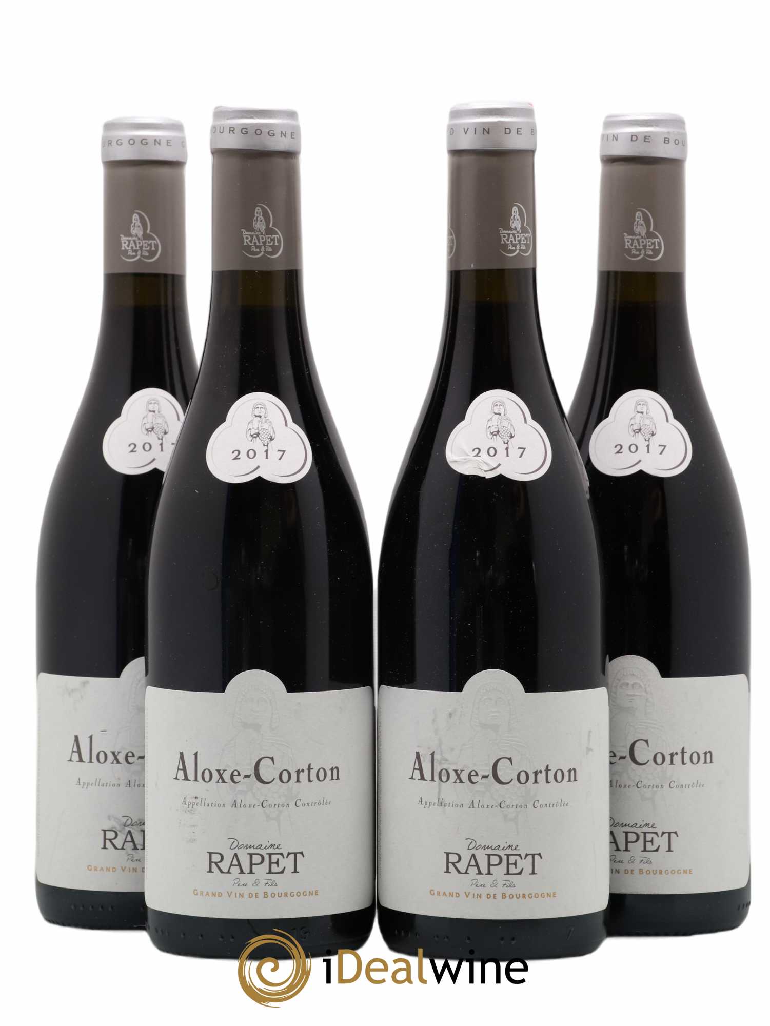 Aloxe-Corton Rapet Père & Fils 2017 - Lot de 4 bouteilles - 0