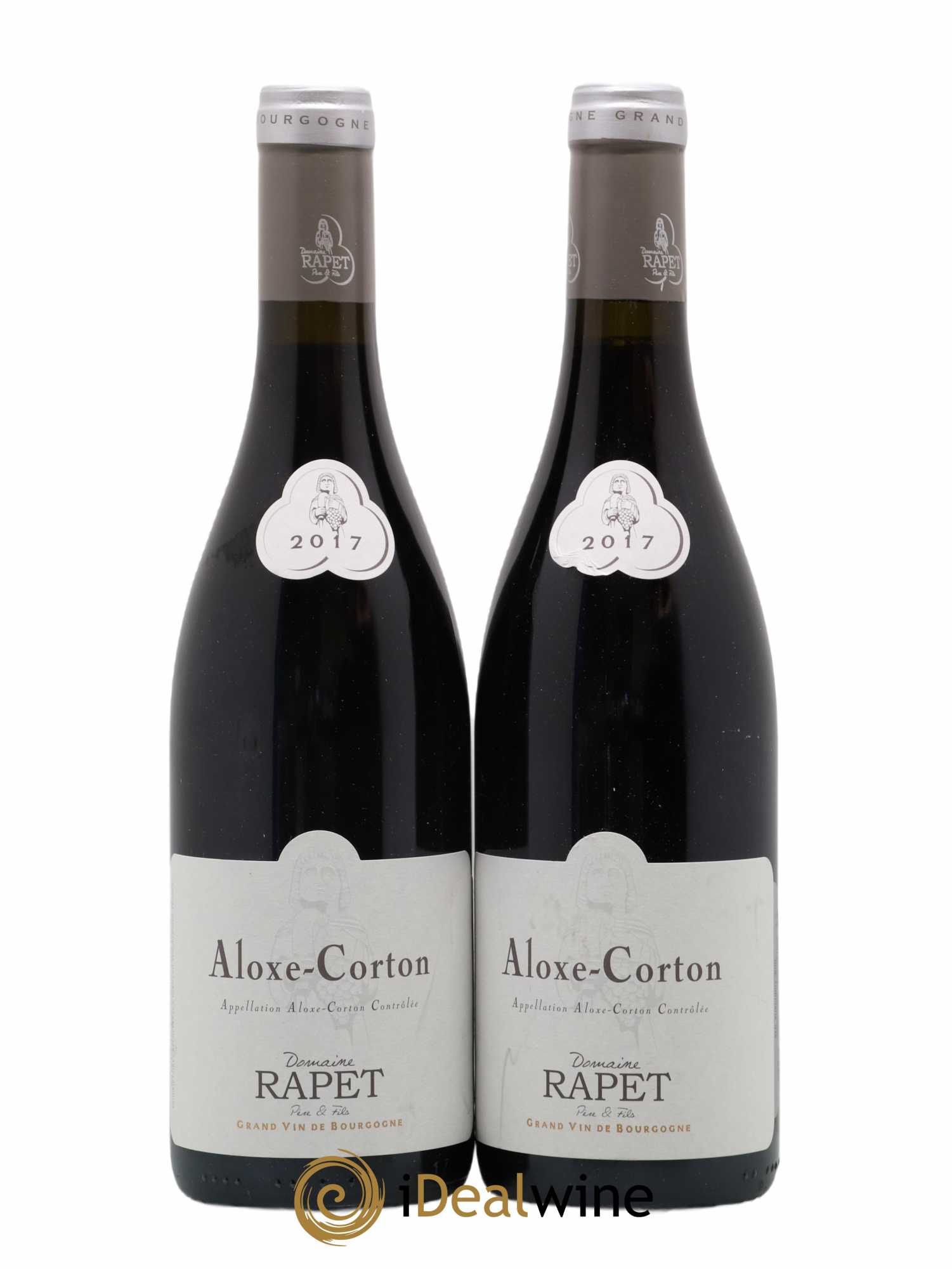 Aloxe-Corton Rapet Père & Fils 2017 - Lot de 2 bouteilles - 0