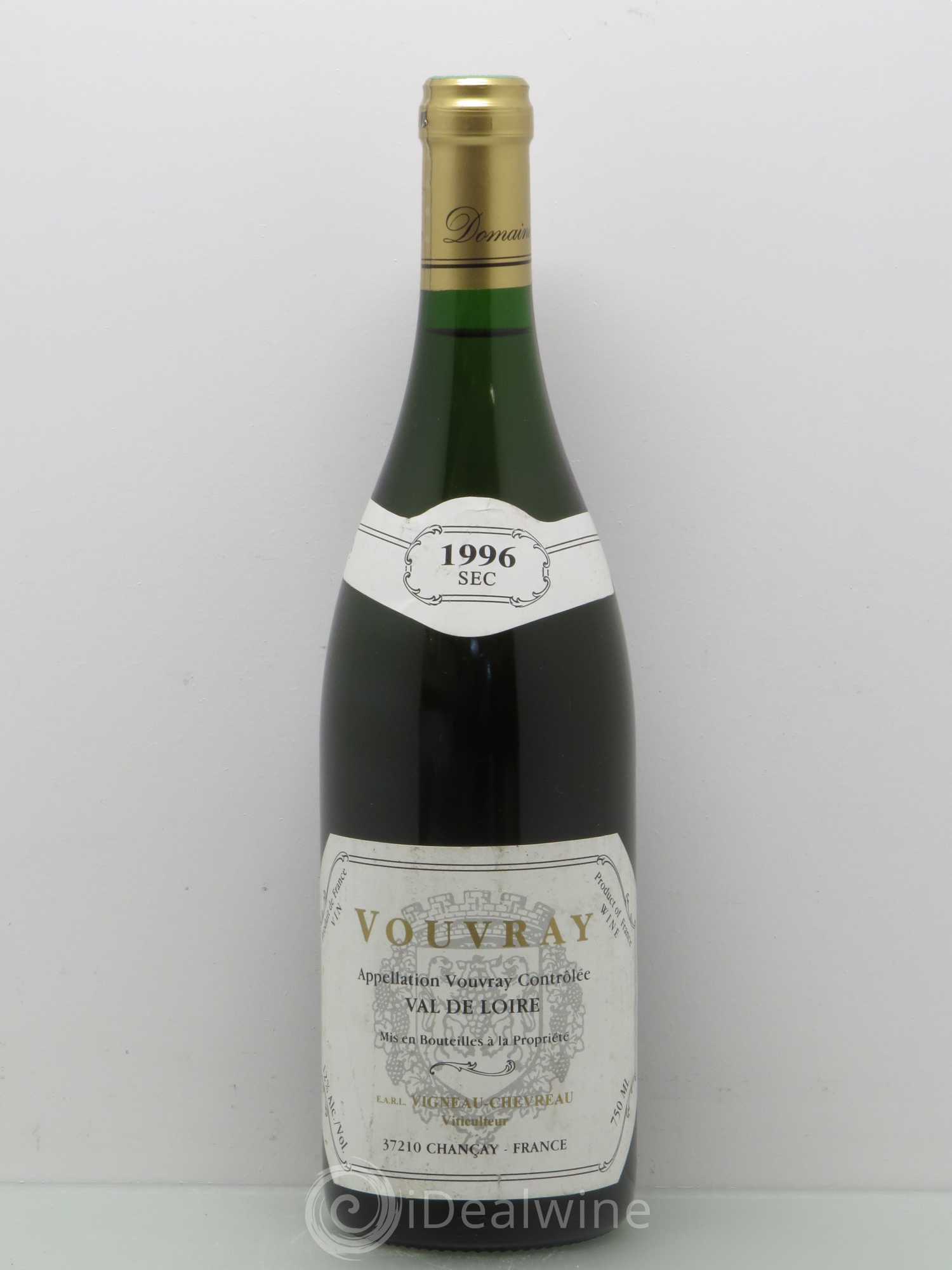 Vouvray Vigneau Chevreau 1996 - Posten von 1 Flasche - 0