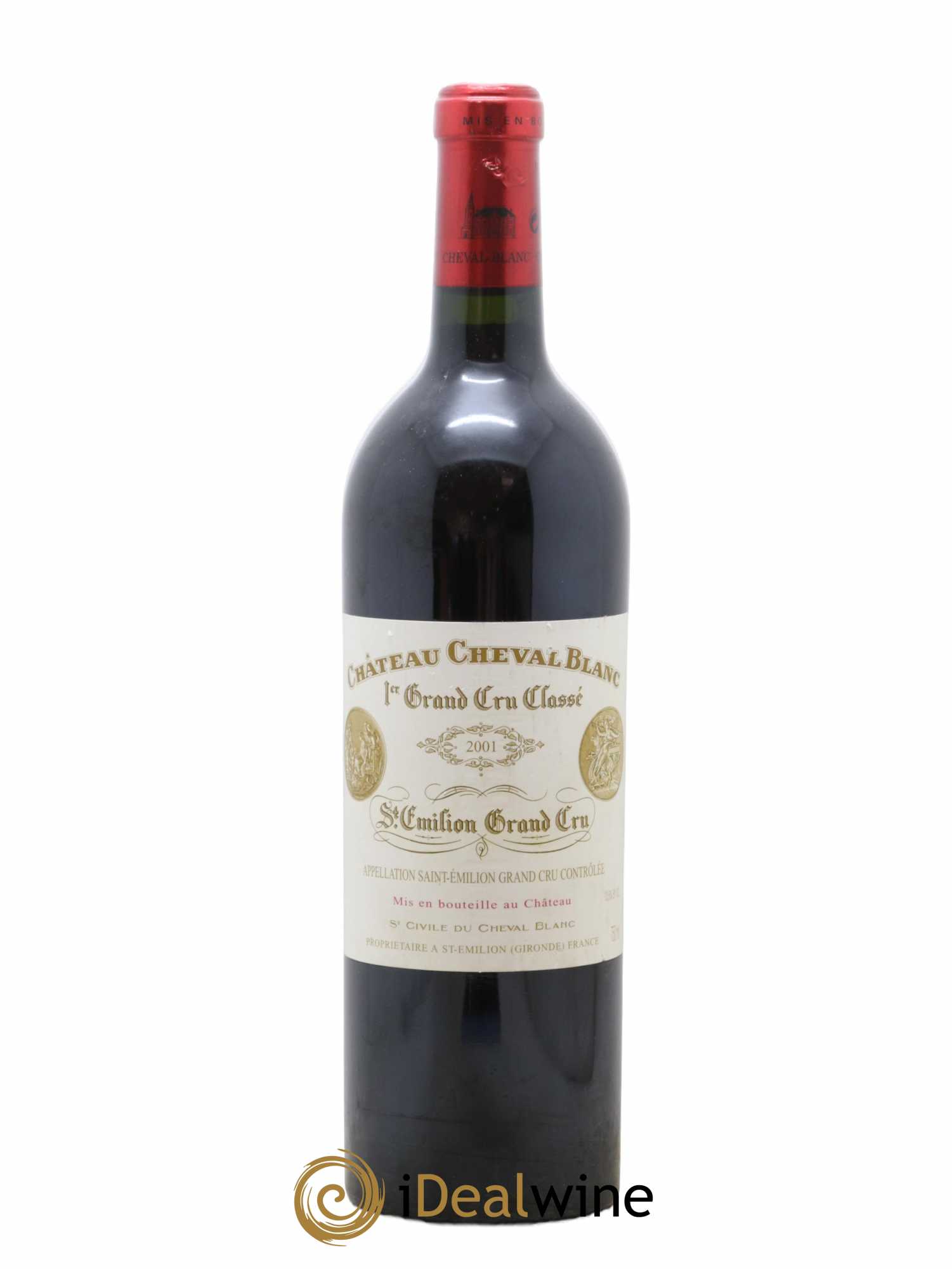 Château Cheval Blanc 1er Grand Cru Classé A 2001 - Lot de 1 bouteille - 0