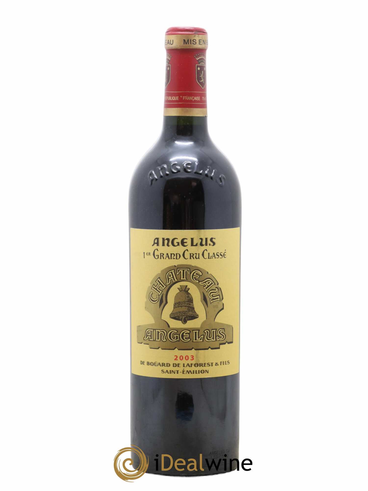 Château Angélus 1er Grand Cru Classé A 2003 - Lot de 1 bouteille - 0
