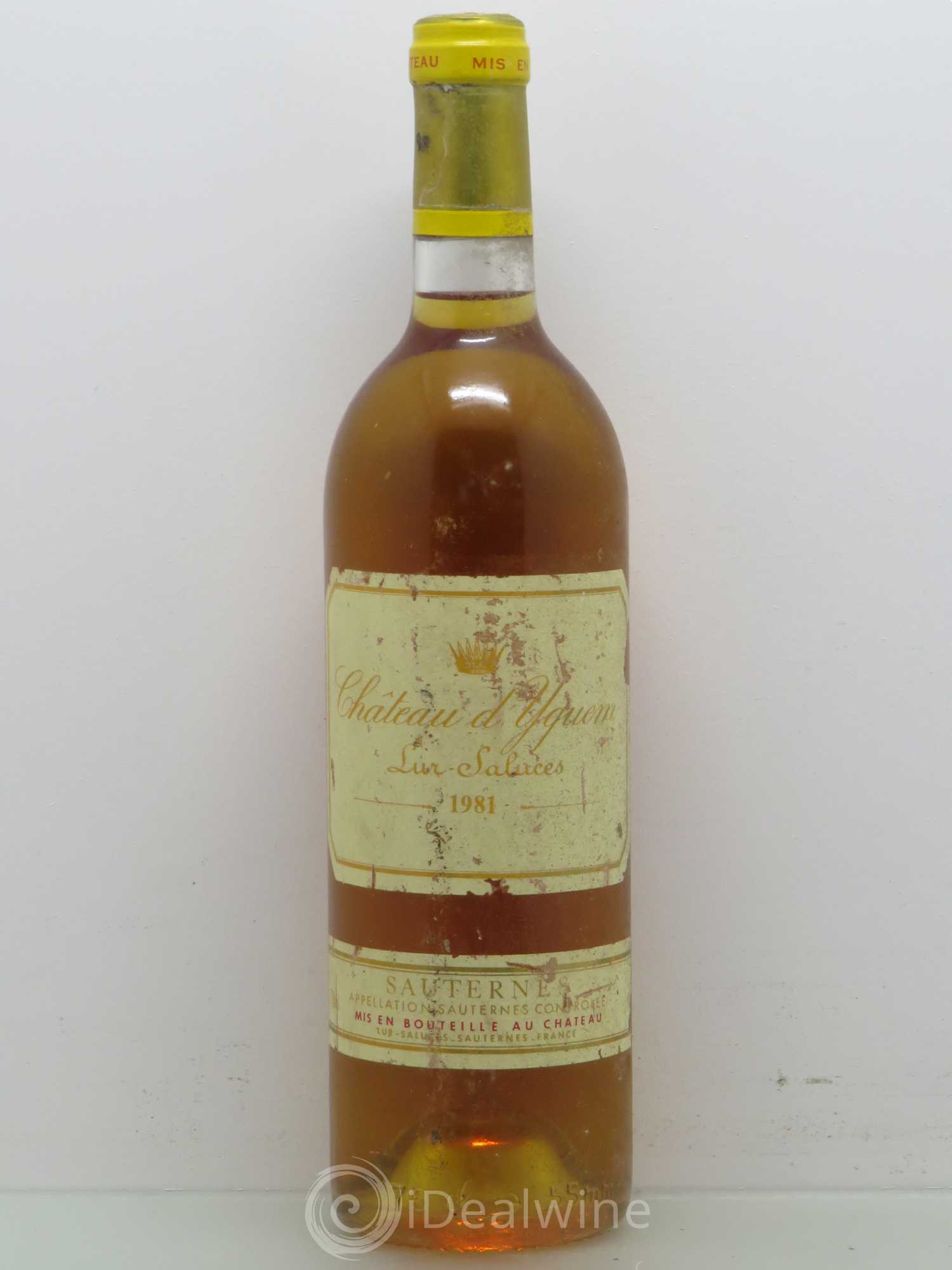 Château d' Yquem 1er Cru Classé Supérieur 1981 - Lotto di 1 bottiglia - 0